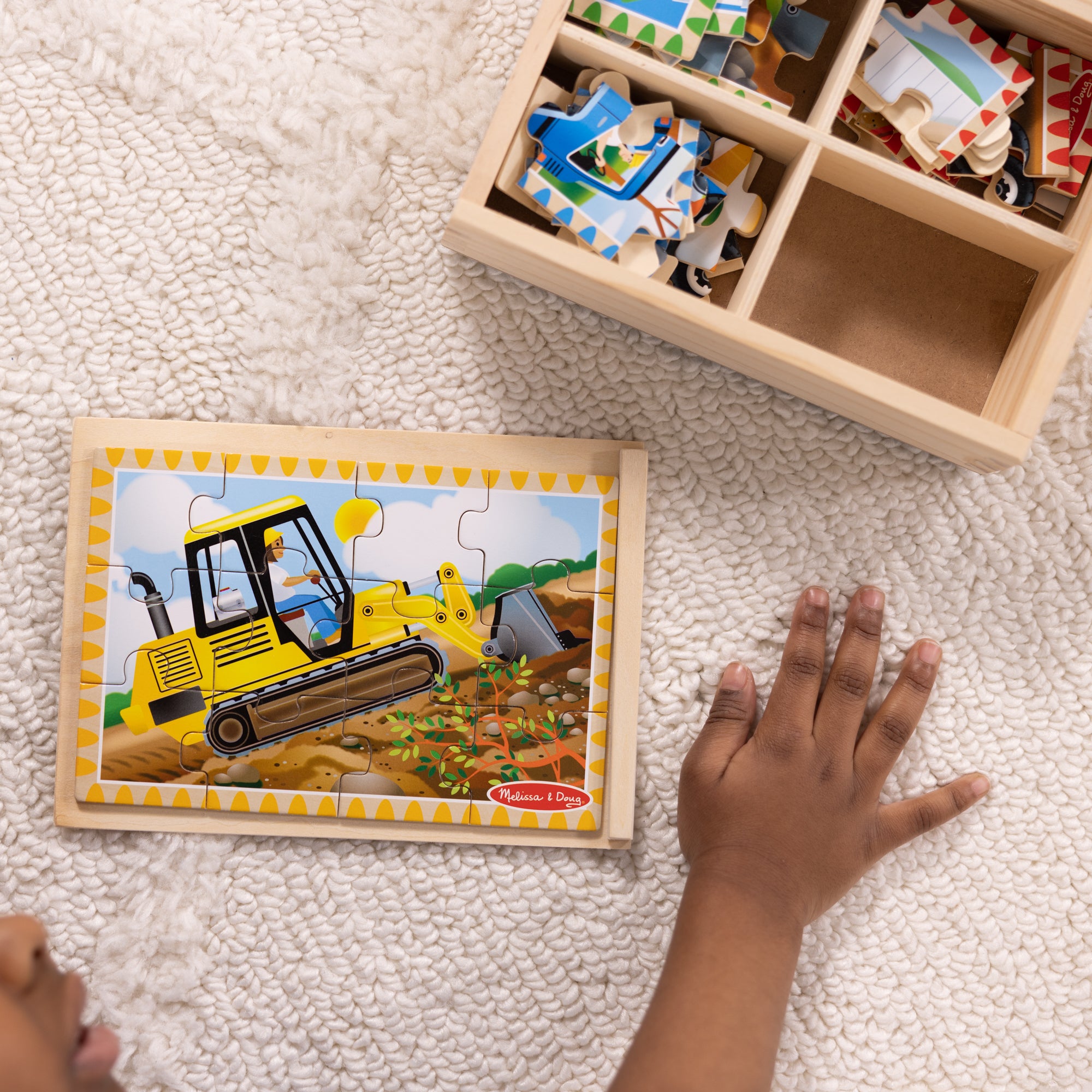 Wooden Jigsaw Puzzles in a Box - Construction - Image 10