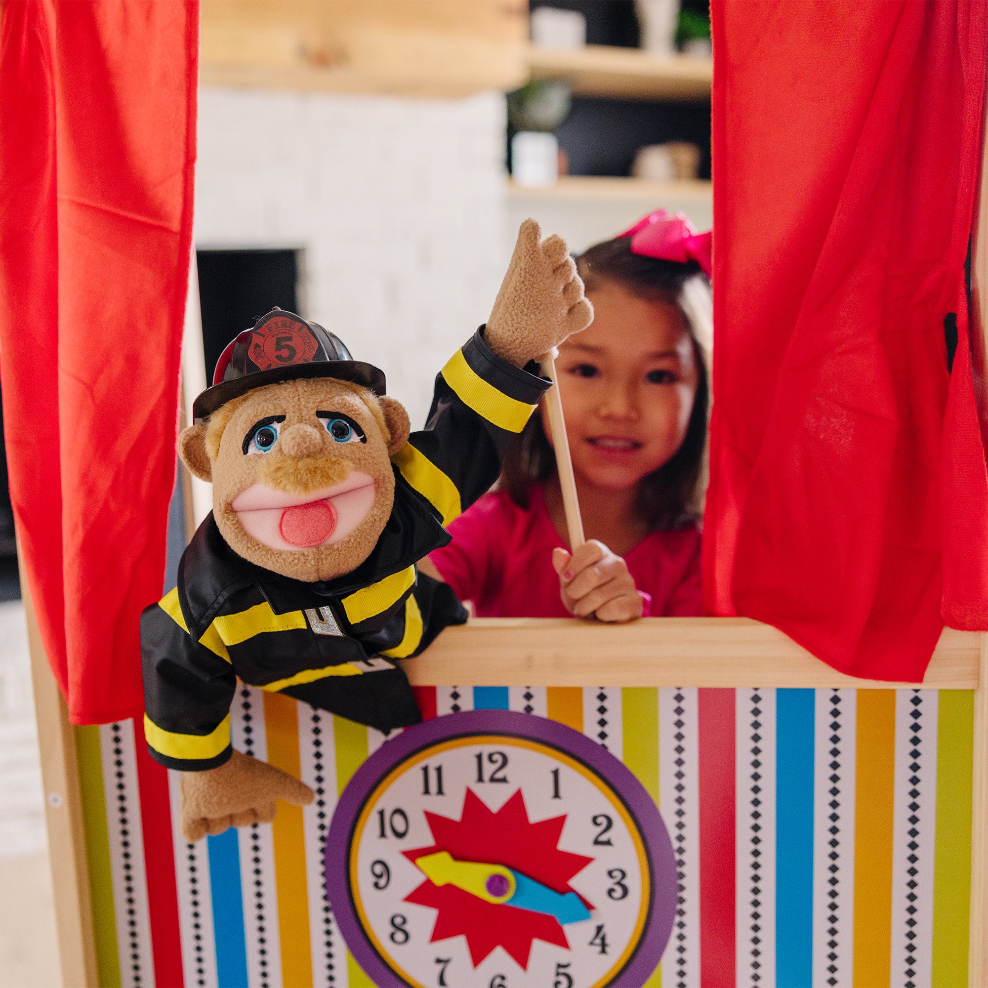 Wooden Deluxe Puppet Theater - Image 2