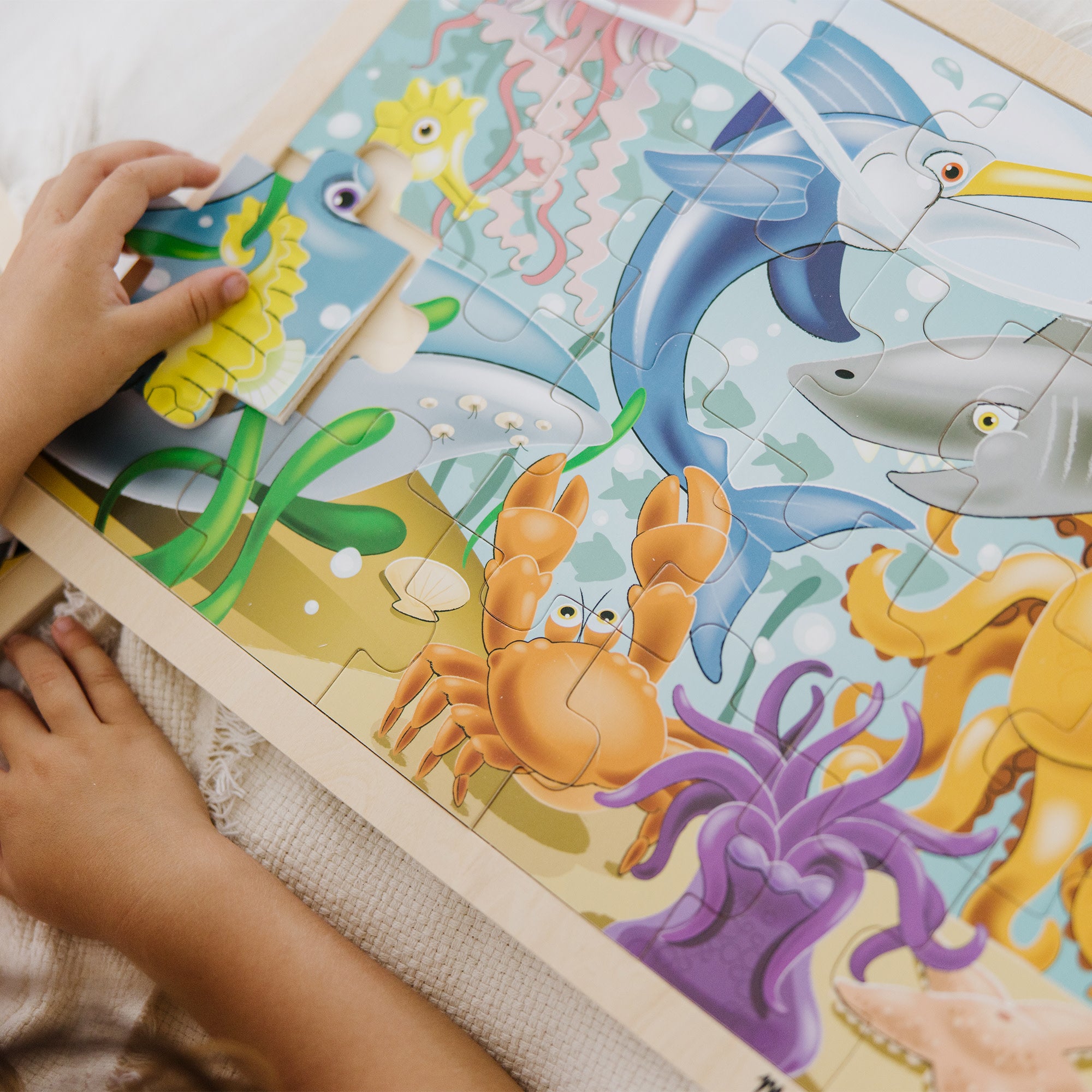 Wooden Jigsaw Puzzle - Under the Sea - 24 Pieces - Image 2