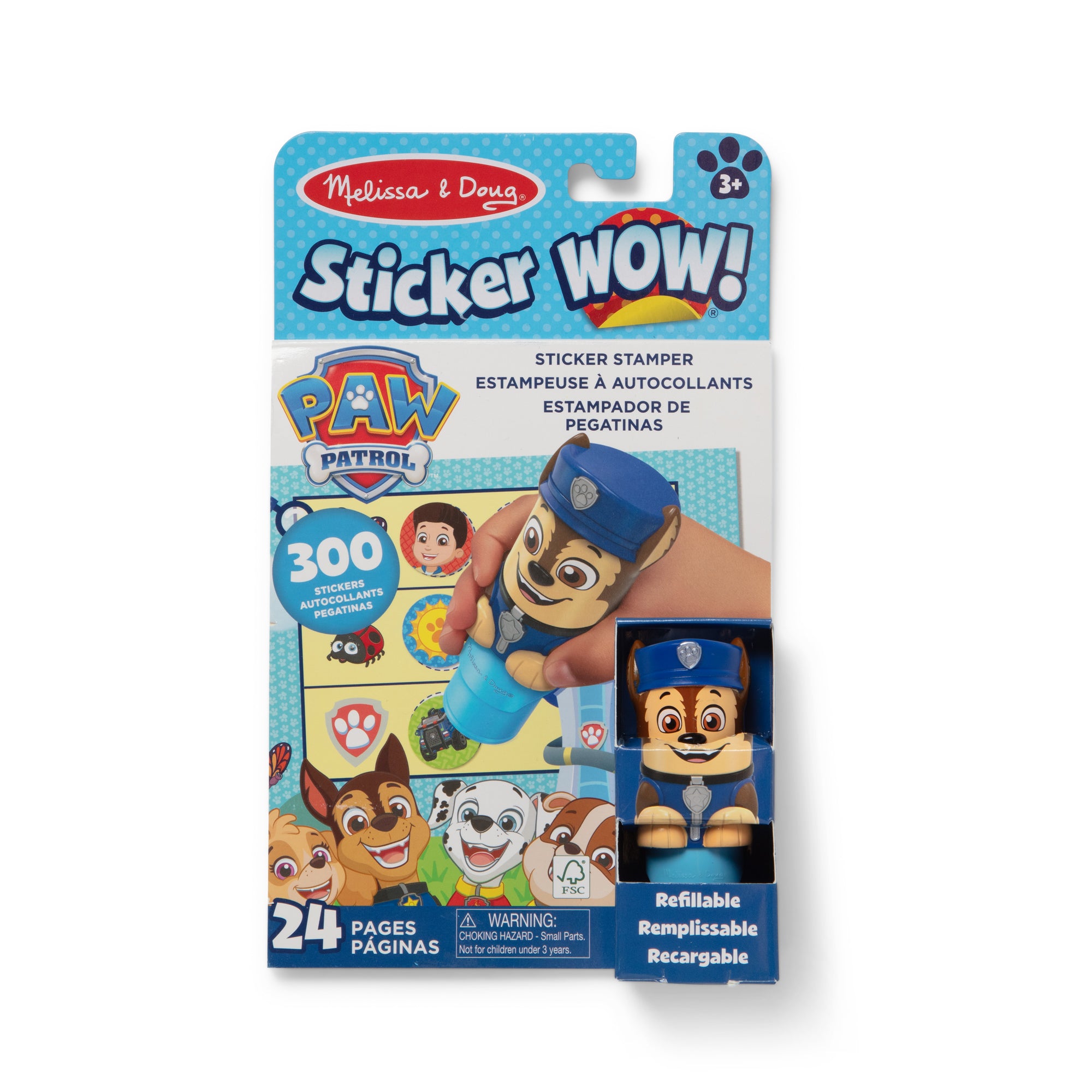 Sticker WOW!? Activity Pad & Sticker Stamper - PAW Patrol Chase