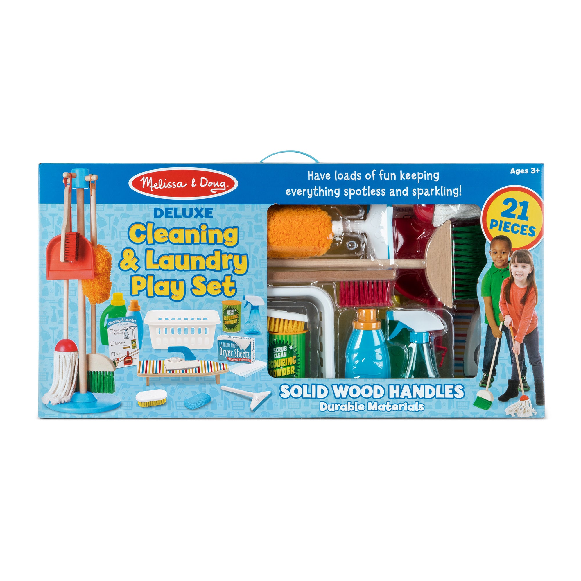 Deluxe Cleaning & Laundry Play Set - Image 3