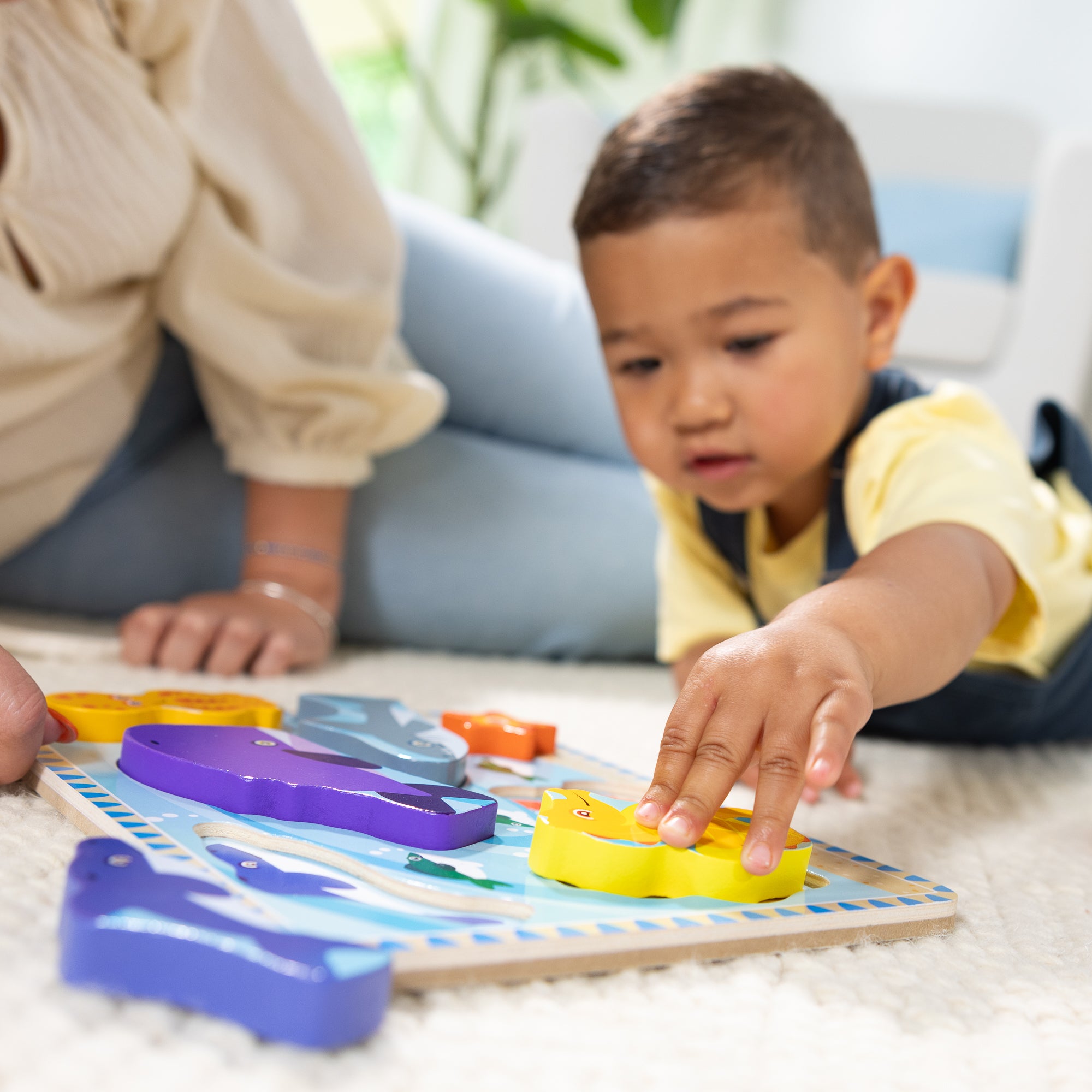 Sea Creatures Chunky Puzzle - 7 Pieces - Image 5