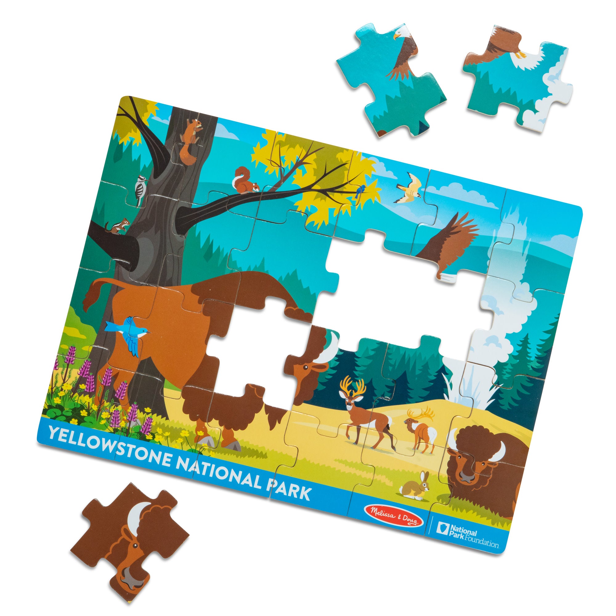 Yellowstone National Park Wooden Jigsaw Puzzle ?C 24 Pieces - Image 7