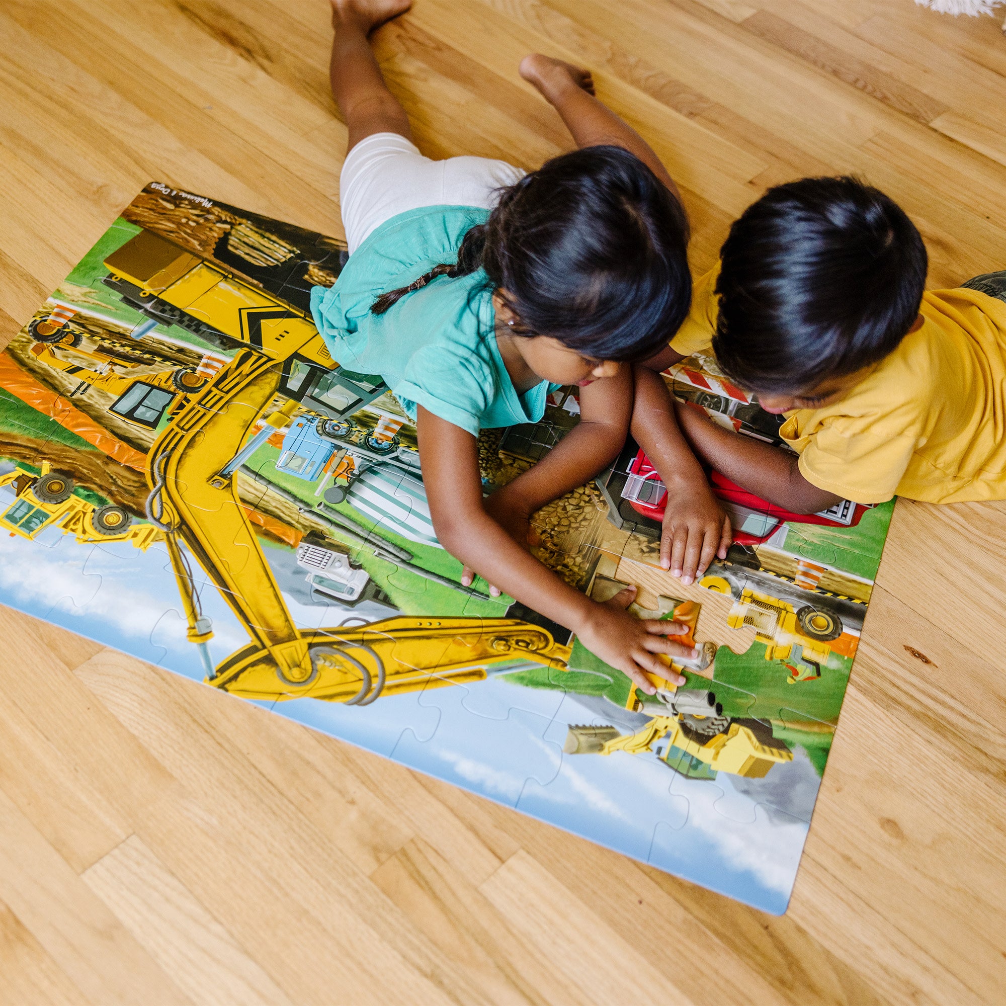 Building Site Floor Puzzle - 48 Pieces - Image 2