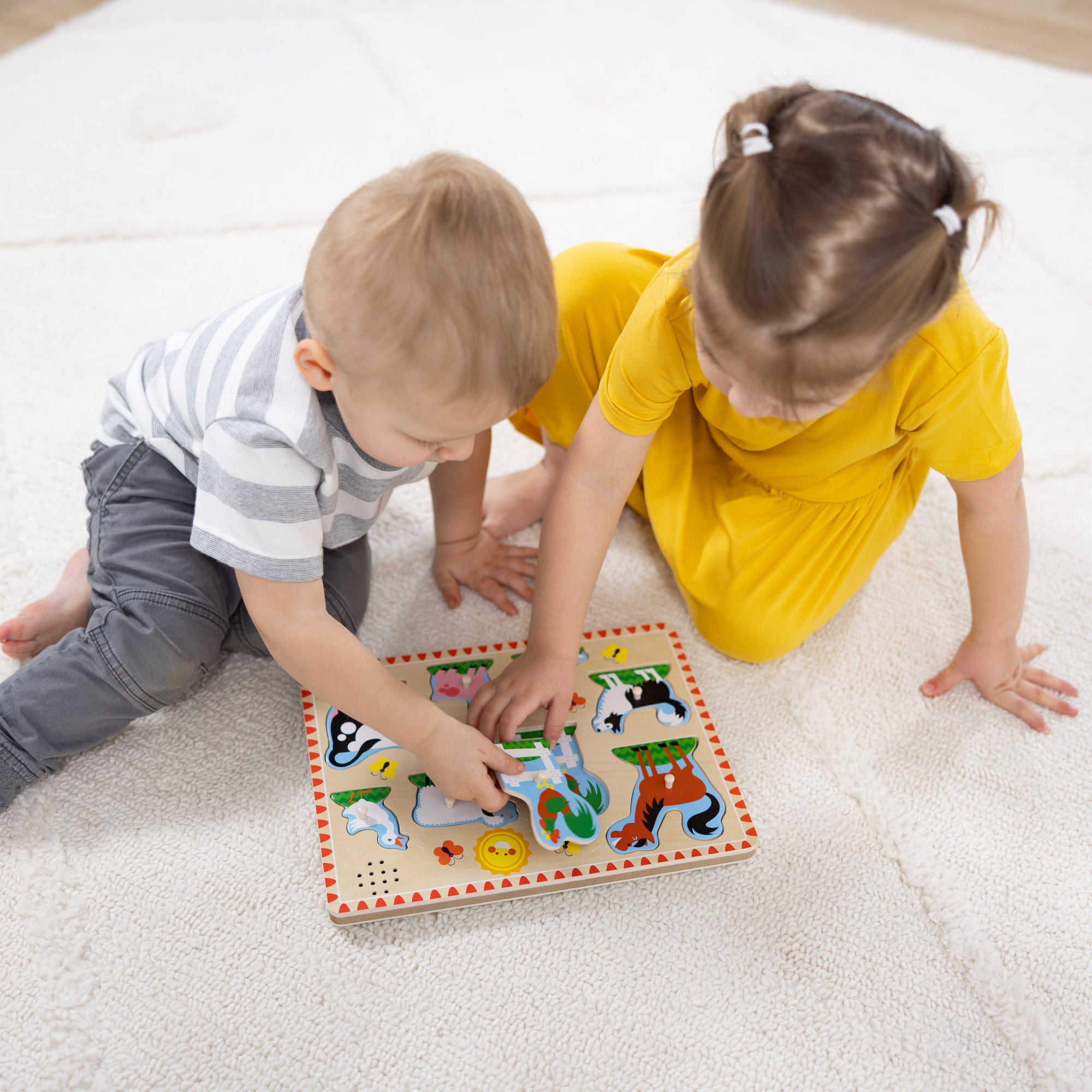 Farm Animals Sound Puzzle - 8 Pieces - Image 8