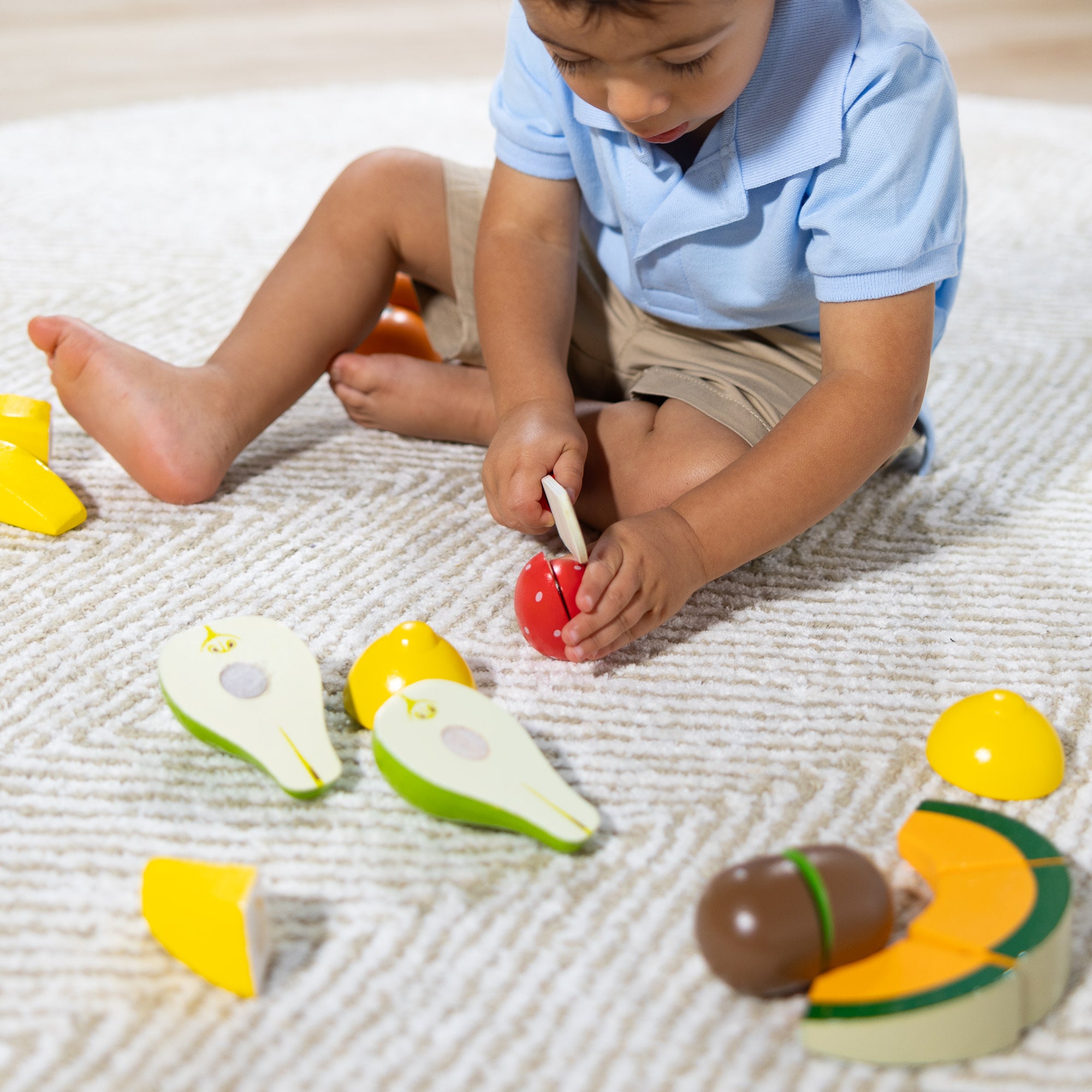 Wooden Cutting Fruit Play Food - Image 8