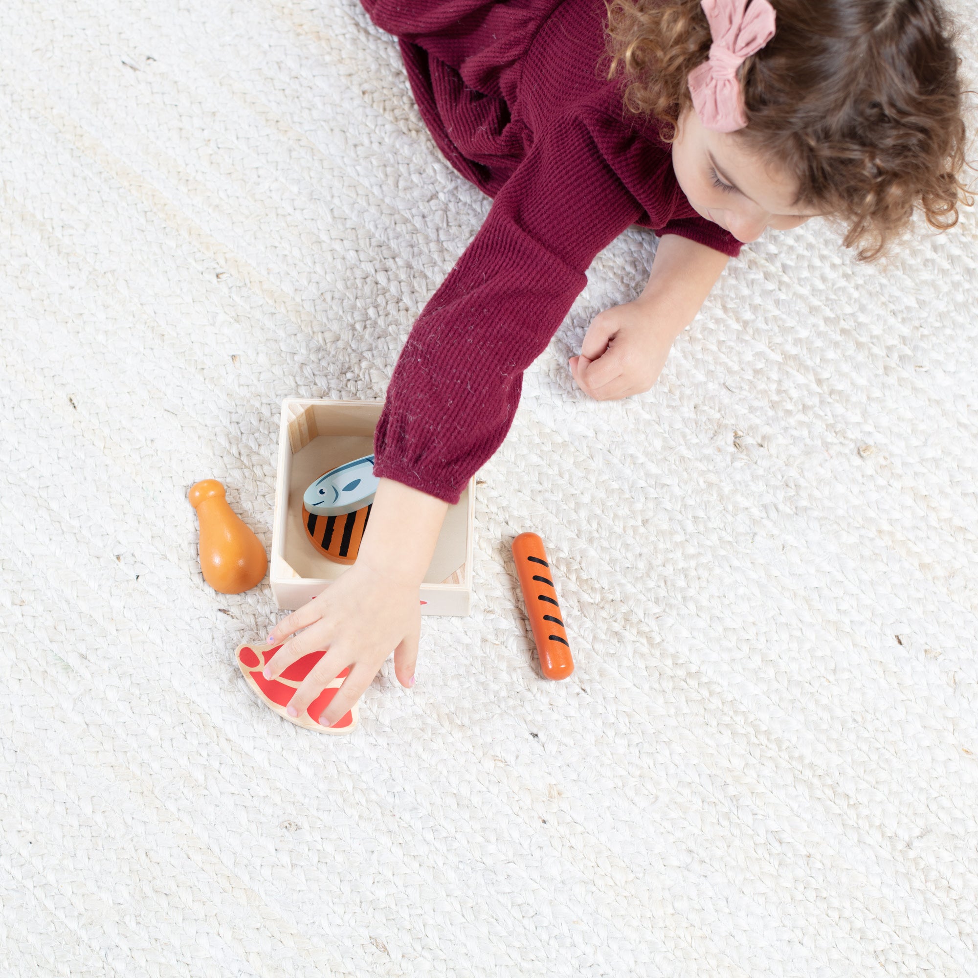 Wooden Food Groups Play Set ?C Protein - Image 8