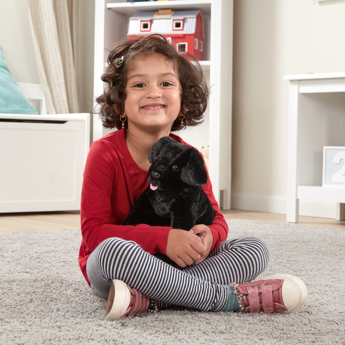 Benson Black Lab Puppy Dog Stuffed Animal - Image 2