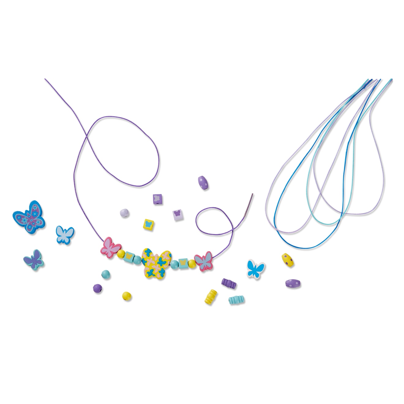 Created by Me! Butterfly Beads Wooden Bead Kit - Image 9
