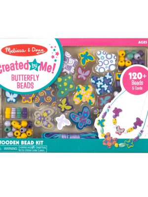 Created by Me! Butterfly Beads Wooden Bead Kit