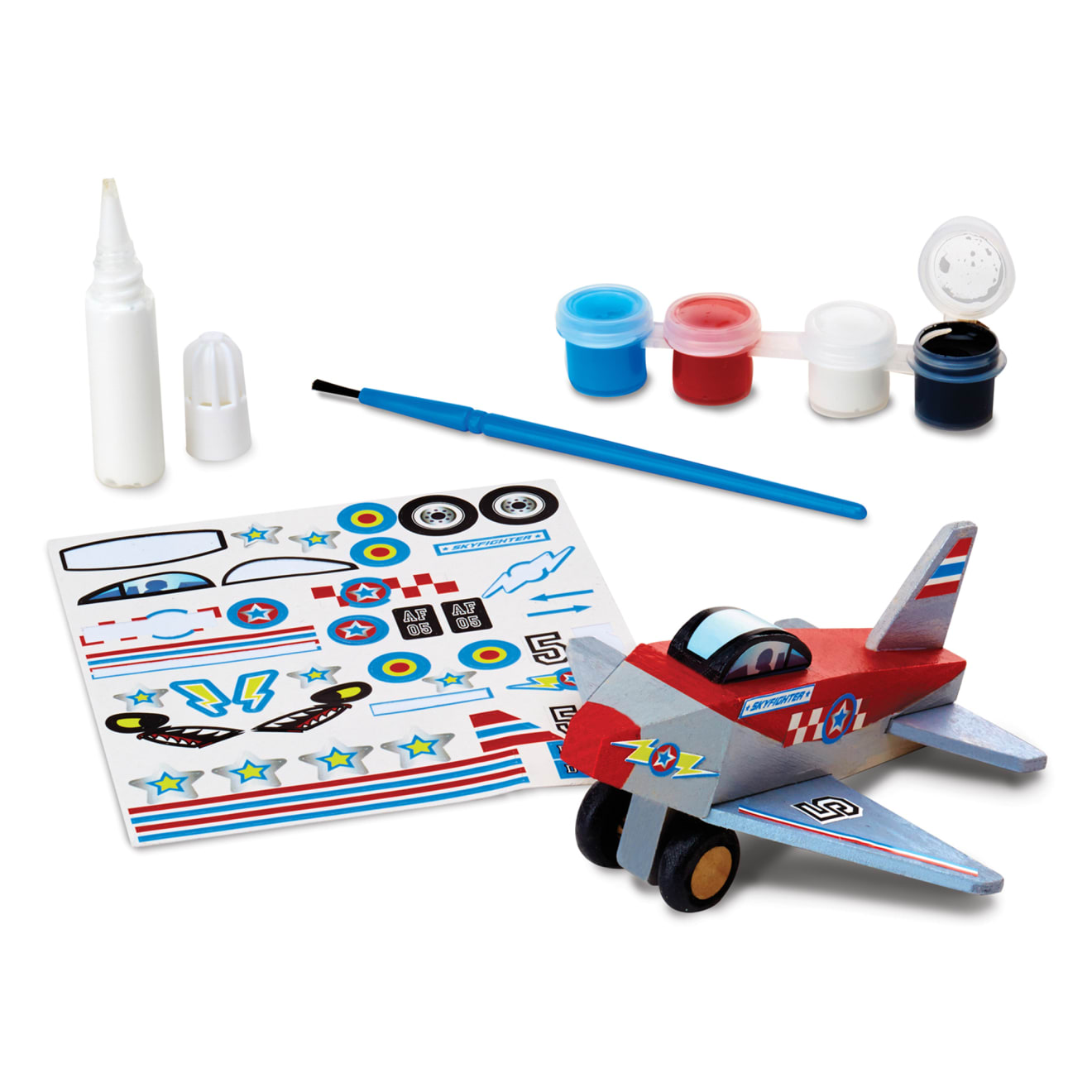 Decorate-Your-Own Wooden Plane - Image 4