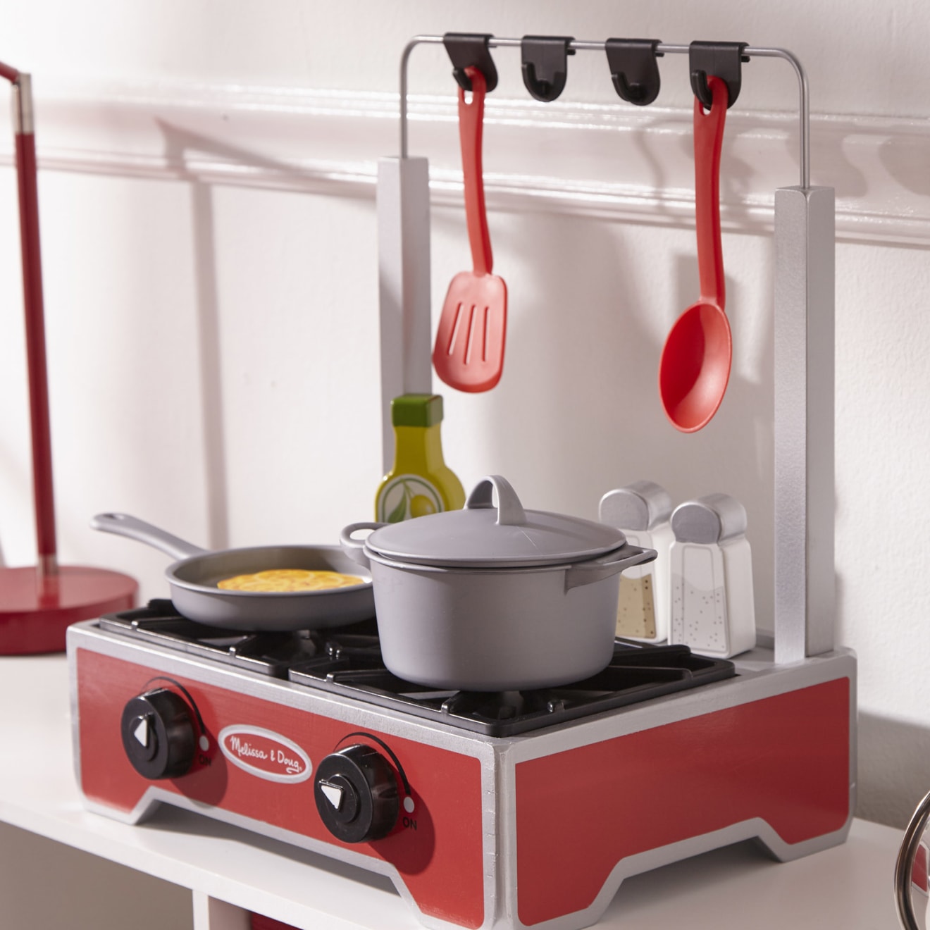 Deluxe Wooden Cooktop Set - Image 9