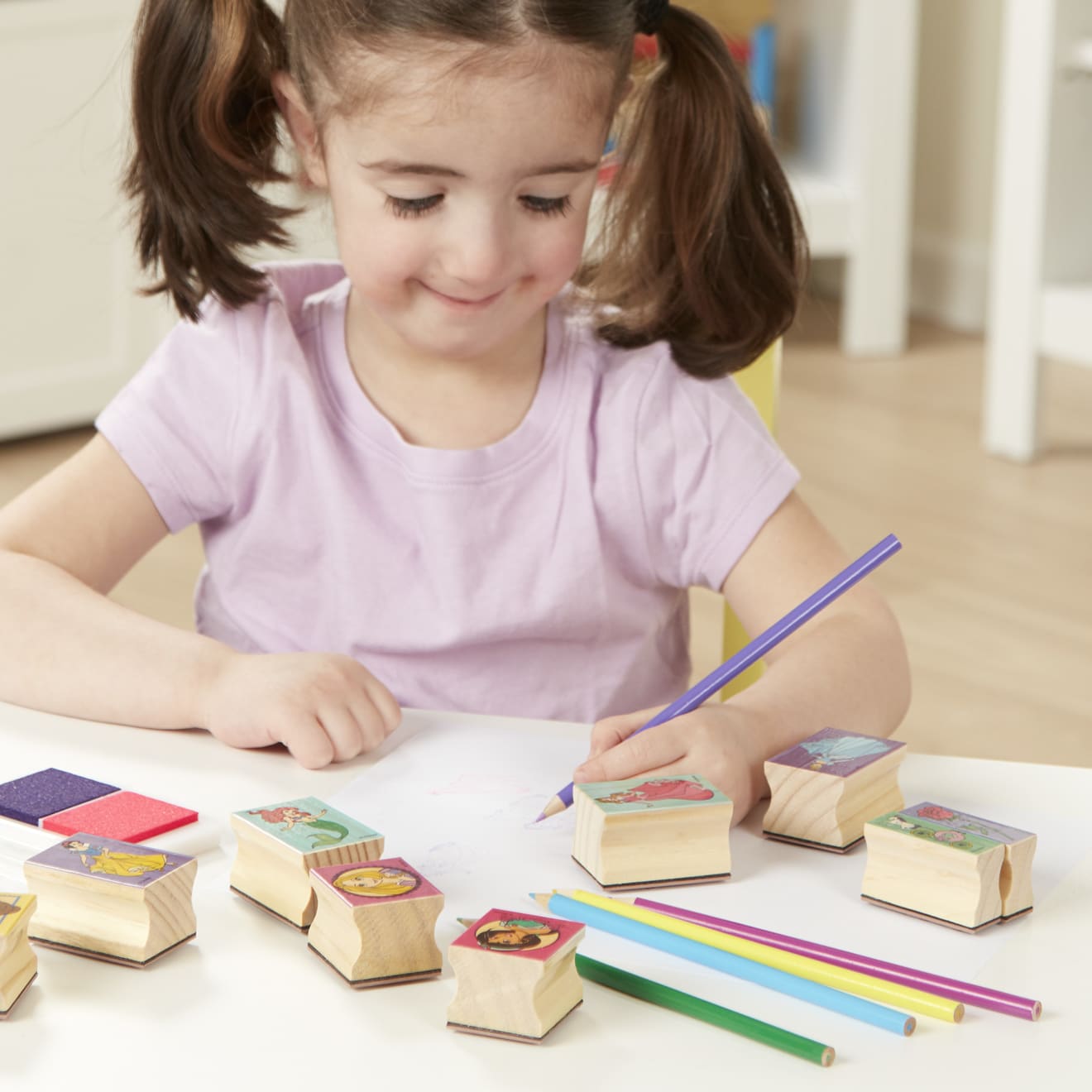 Disney Princess Wooden Stamp Set - Image 5