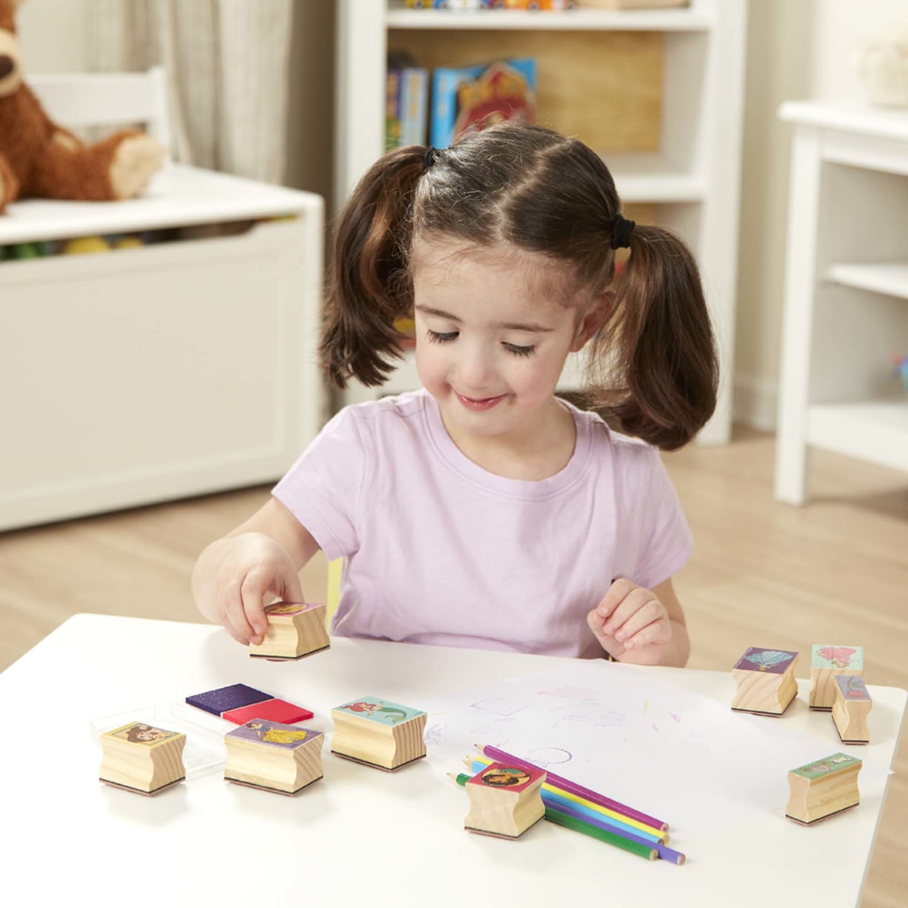 Disney Princess Wooden Stamp Set - Image 6