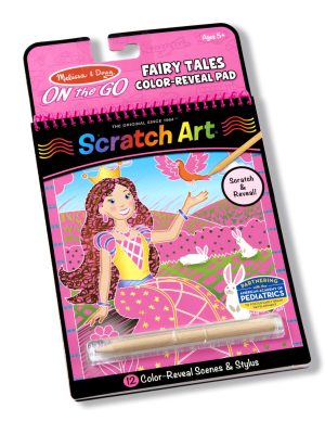 On the Go Scratch Art Color Reveal Pad - Fairy Tales