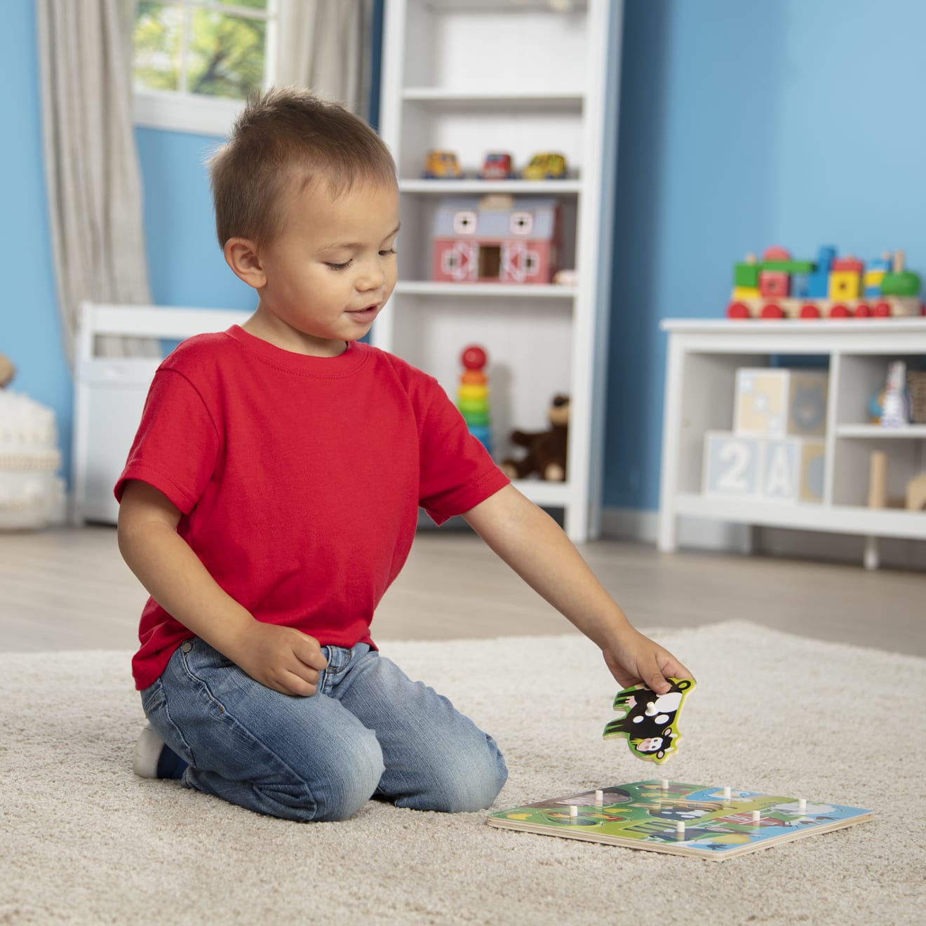 Farm Peg Puzzle - 8 pieces - Image 2