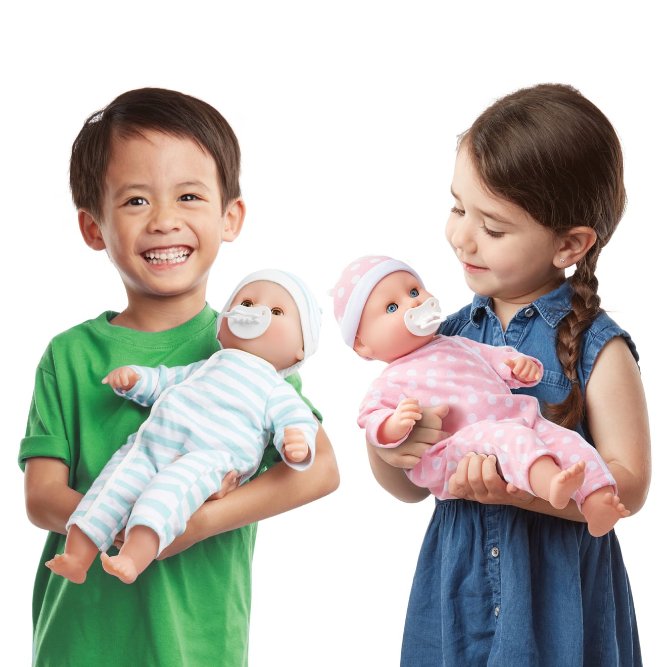 Mine to Love Twins Luke & Lucy Dolls - Image 8