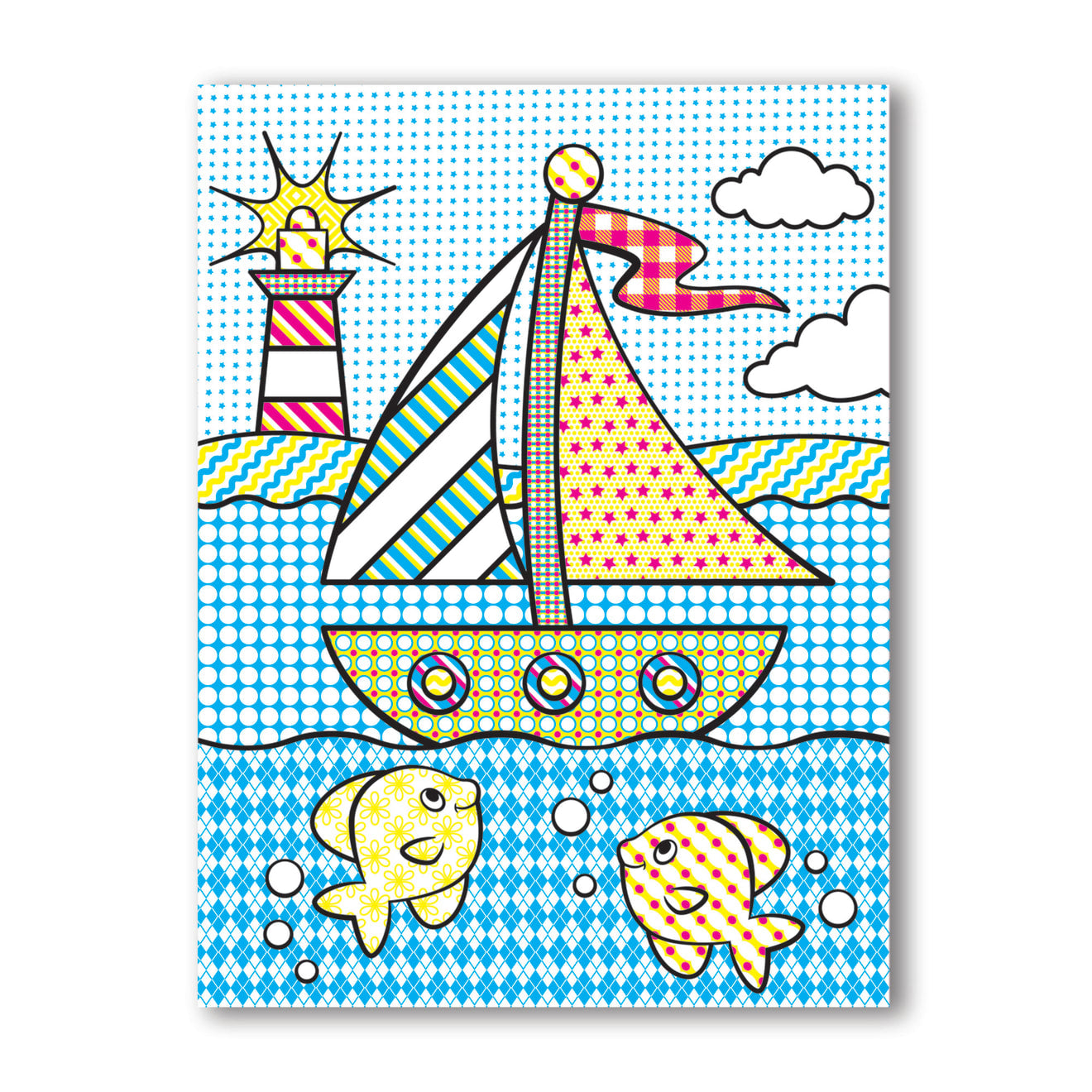 My First Paint With Water Kids' Art Pad With Paintbrush - Pirates. Space. Construction. and More - Image 9