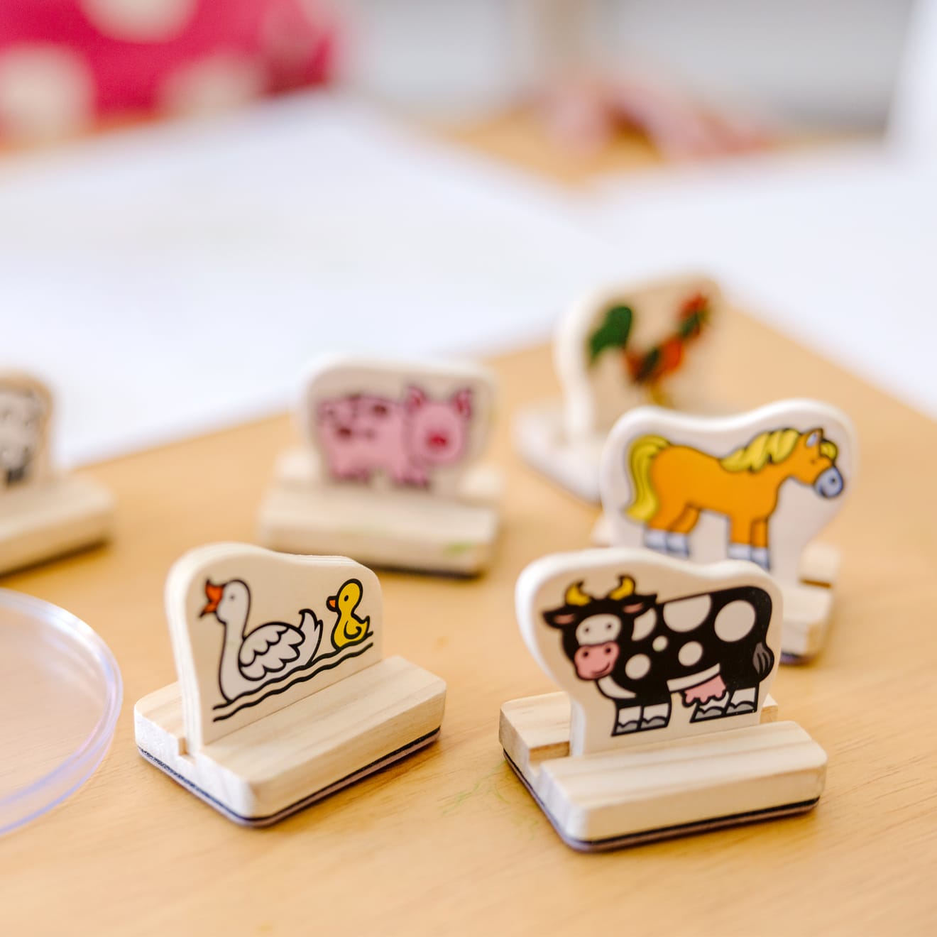 My First Wooden Stamp Set - Farm Animals - Image 9