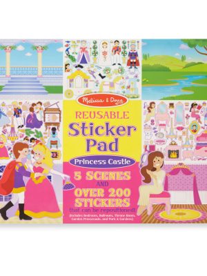 Reusable Sticker Pad Bundle - Fairy. Princess. Dress-Up. and Play House