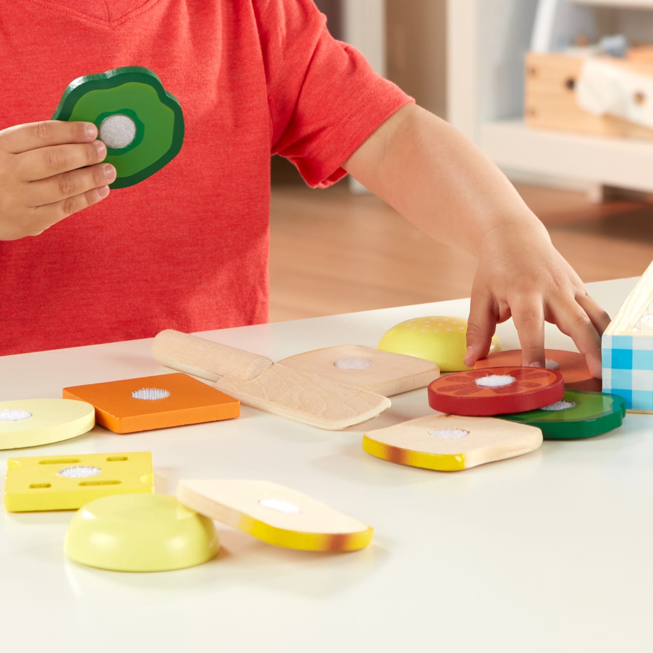 Sandwich Making Set - Wooden Play Food - Image 7