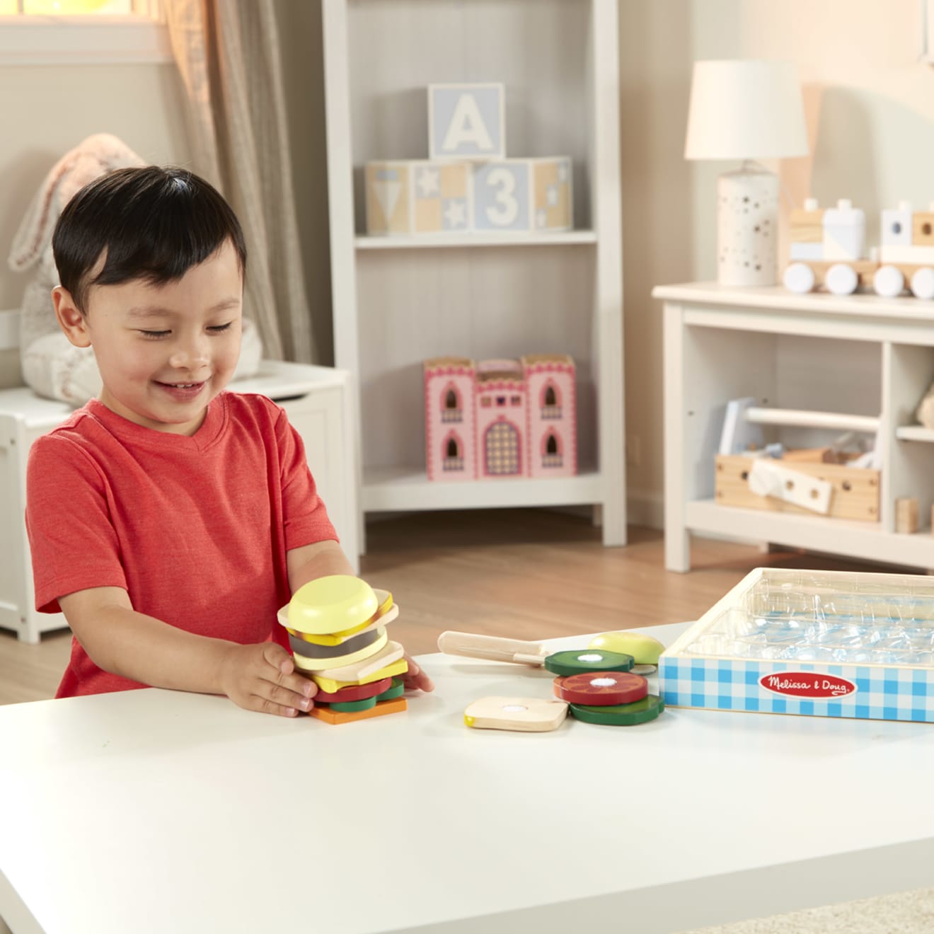 Sandwich Making Set - Wooden Play Food - Image 5