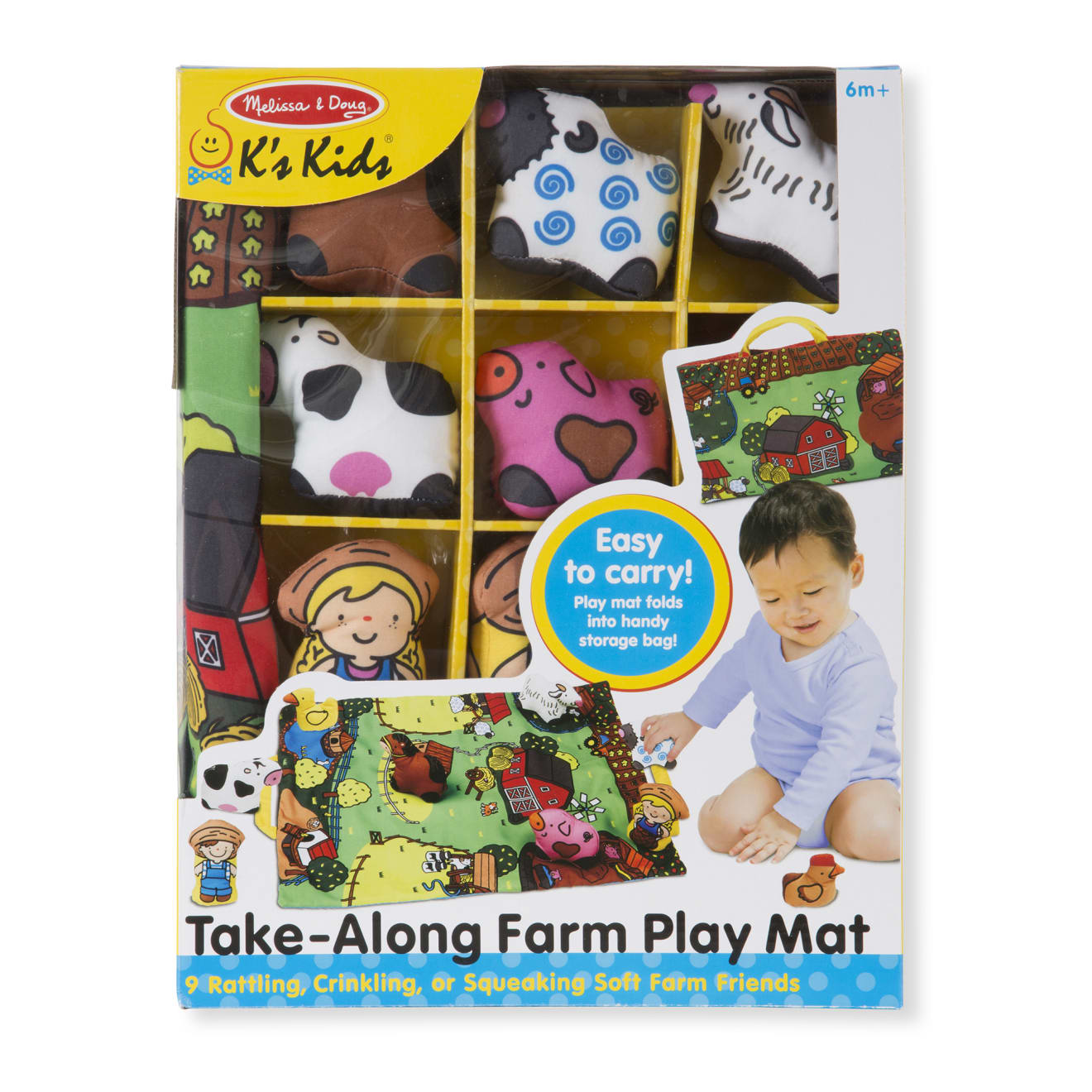K's Kids Take-Along Farm Play Mat - Image 3