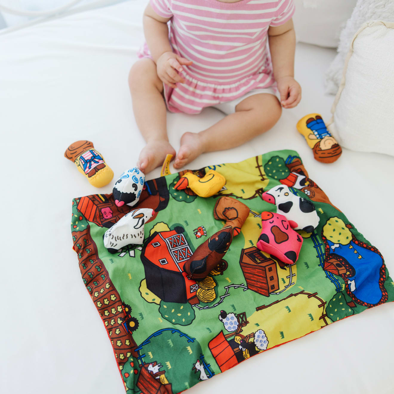 K's Kids Take-Along Farm Play Mat - Image 6