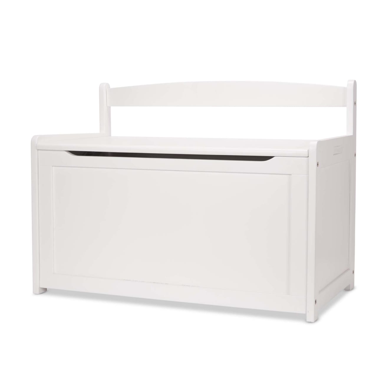 Wooden Toy Chest (White) - Image 4