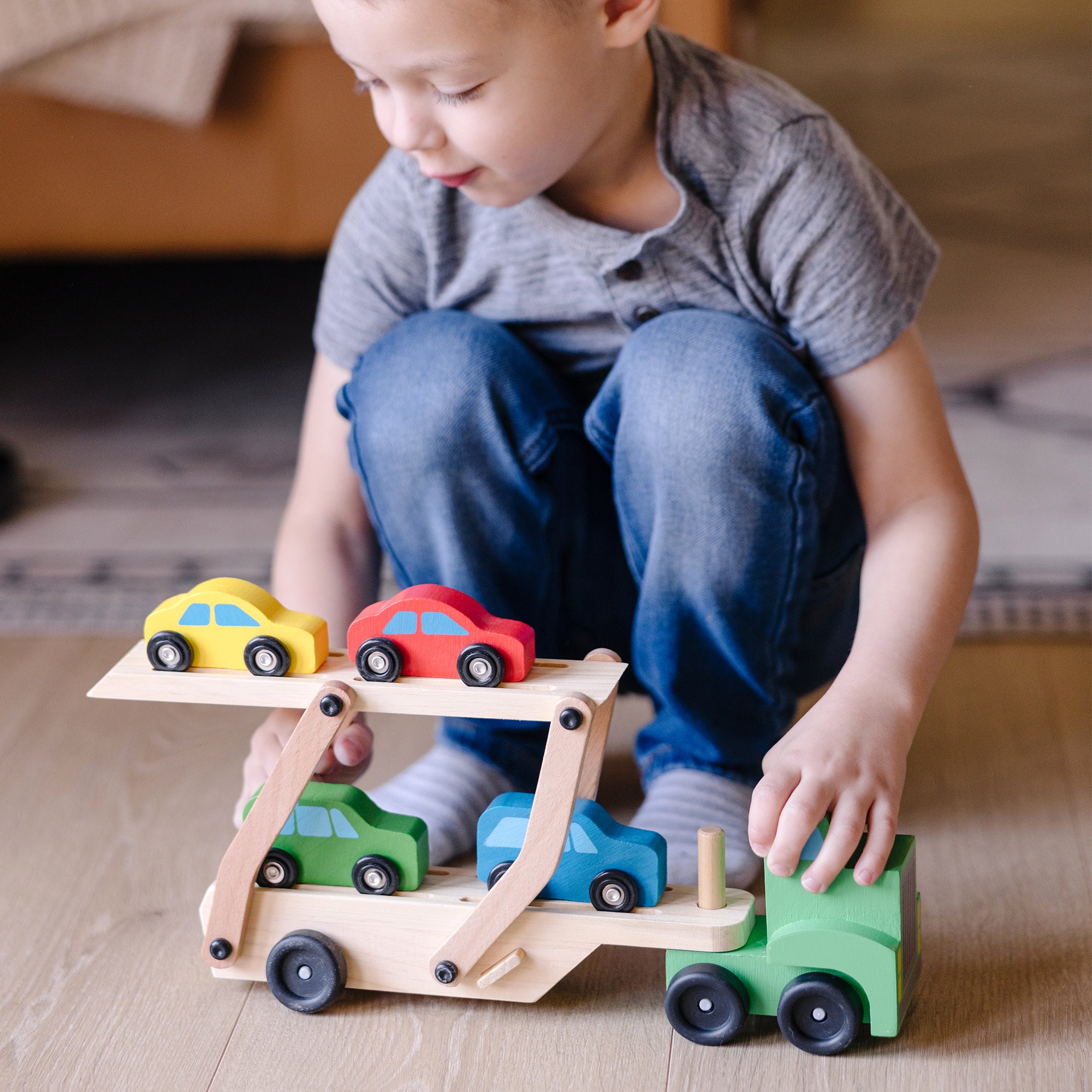 Wooden Car Carrier - Image 2