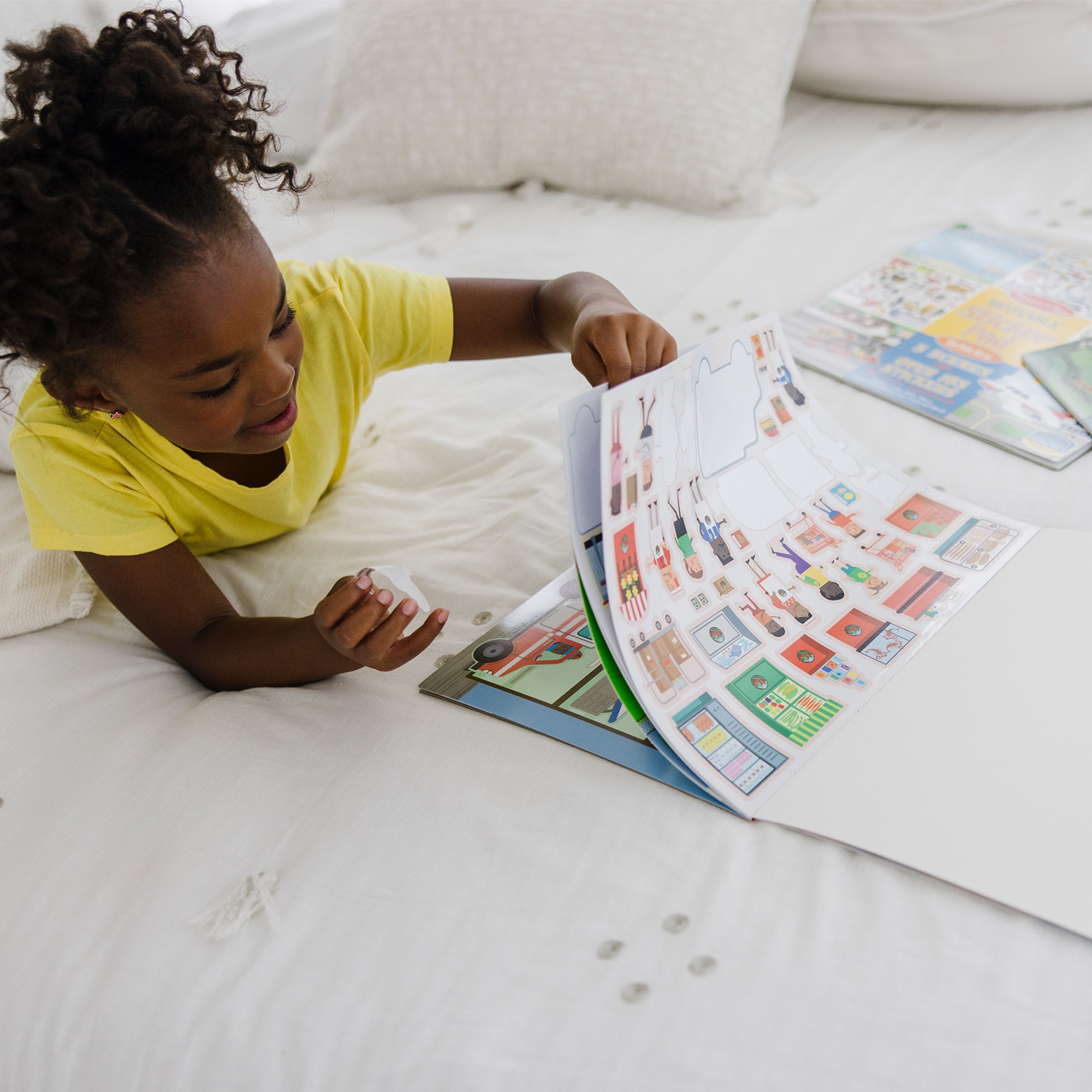 Reusable Sticker Pad 3-Pack: Habitats. Vehicles. Town - Image 5