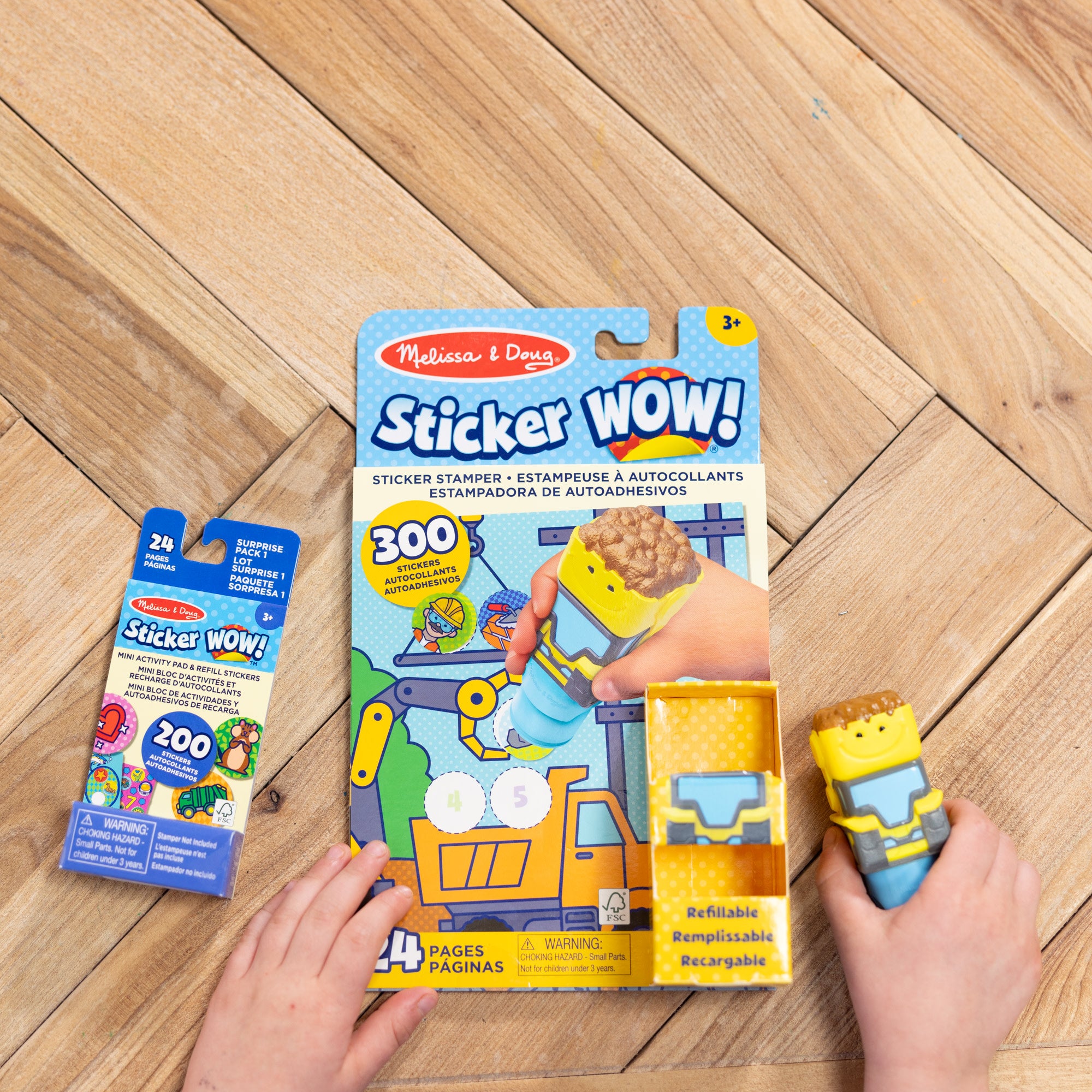 Sticker WOW!? Activity Pad & Sticker Stamper - Bulldozer - Image 5