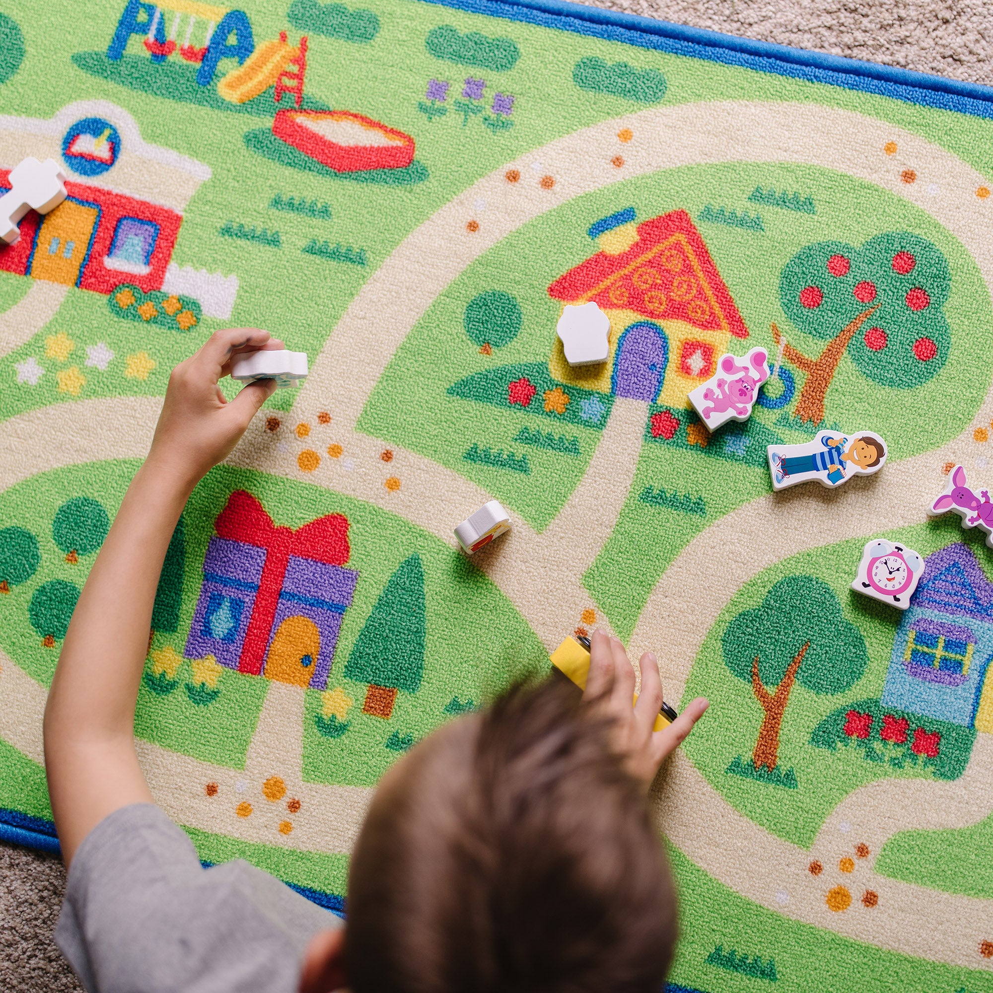 Blue's Clues & You! Blue's Neighborhood Activity Rug - Image 2