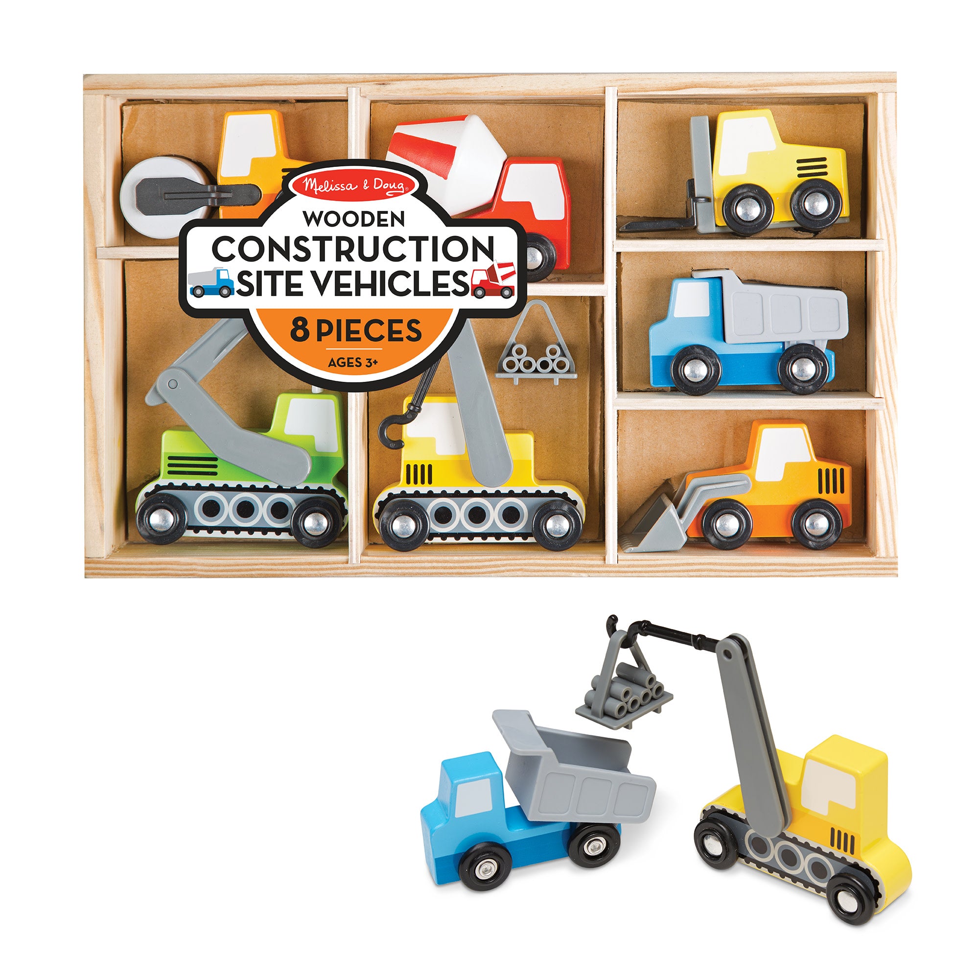 Wooden Construction Site Vehicles - Image 5
