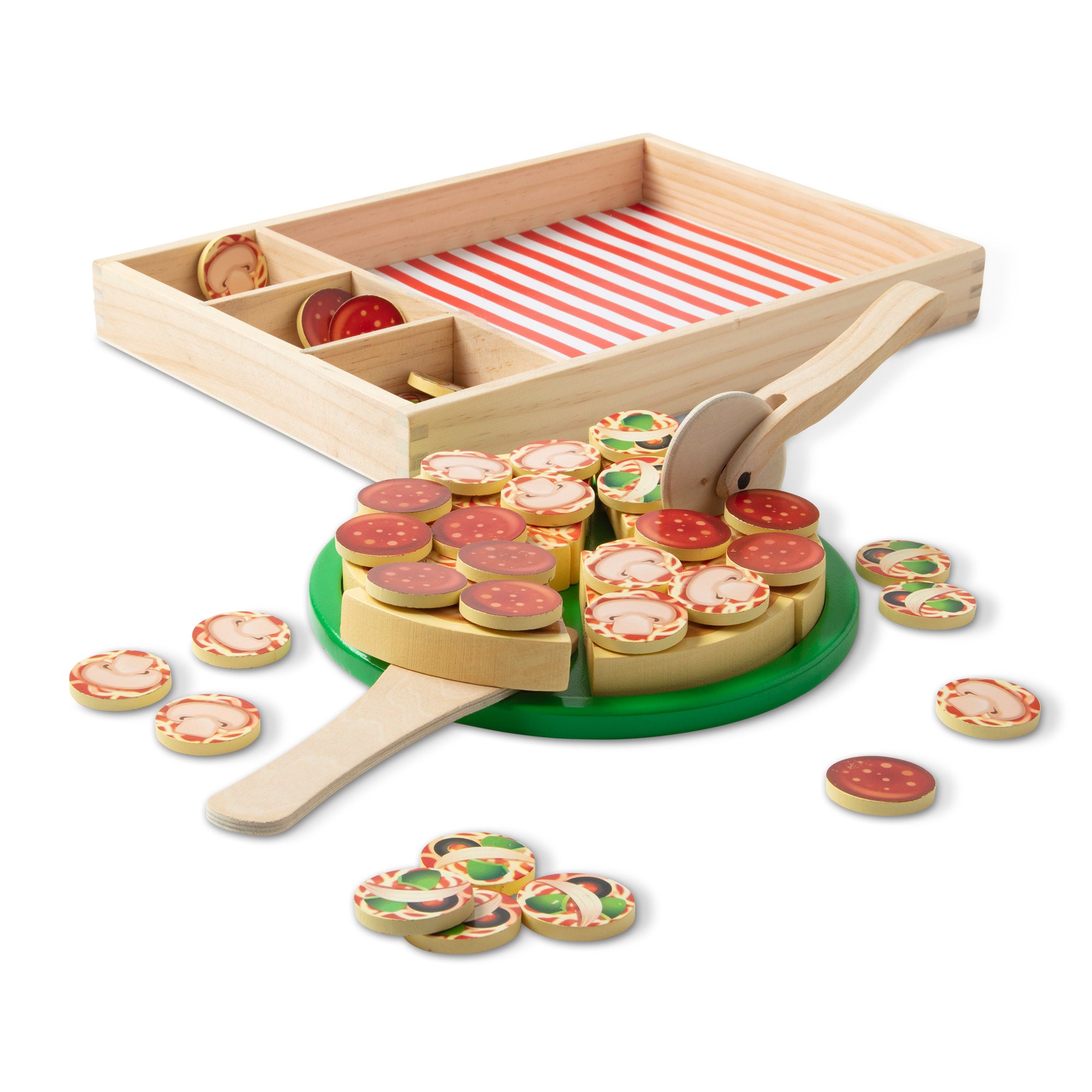 Wooden Pizza Party Play Set - Image 4