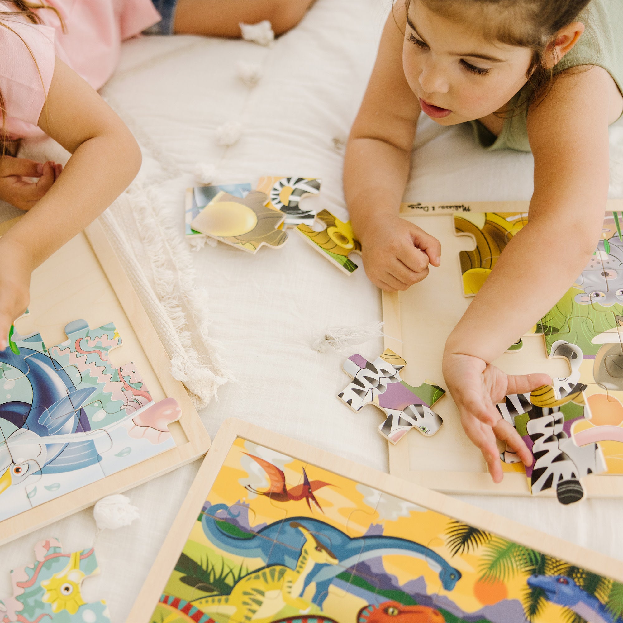 Wooden Jigsaw Puzzle 3-Pack: Dinosaur. African Plains. Under the Sea - Image 8