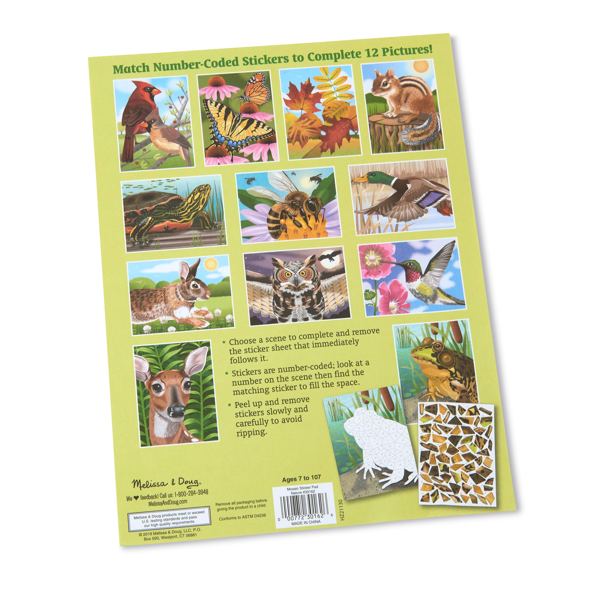 Mosaic Sticker Pad - Nature - Image 9