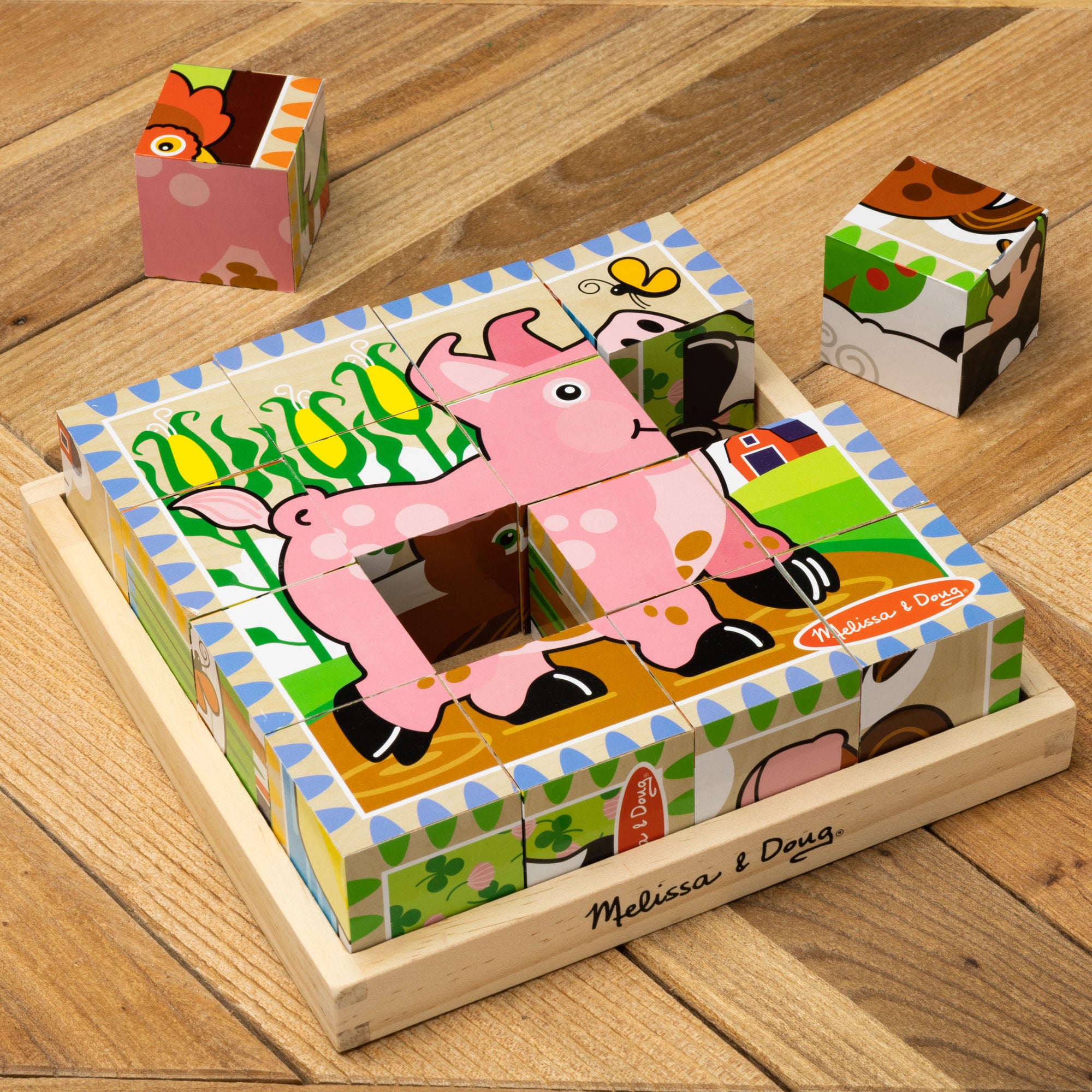 Farm Cube Puzzle - 16 Pieces - Image 9