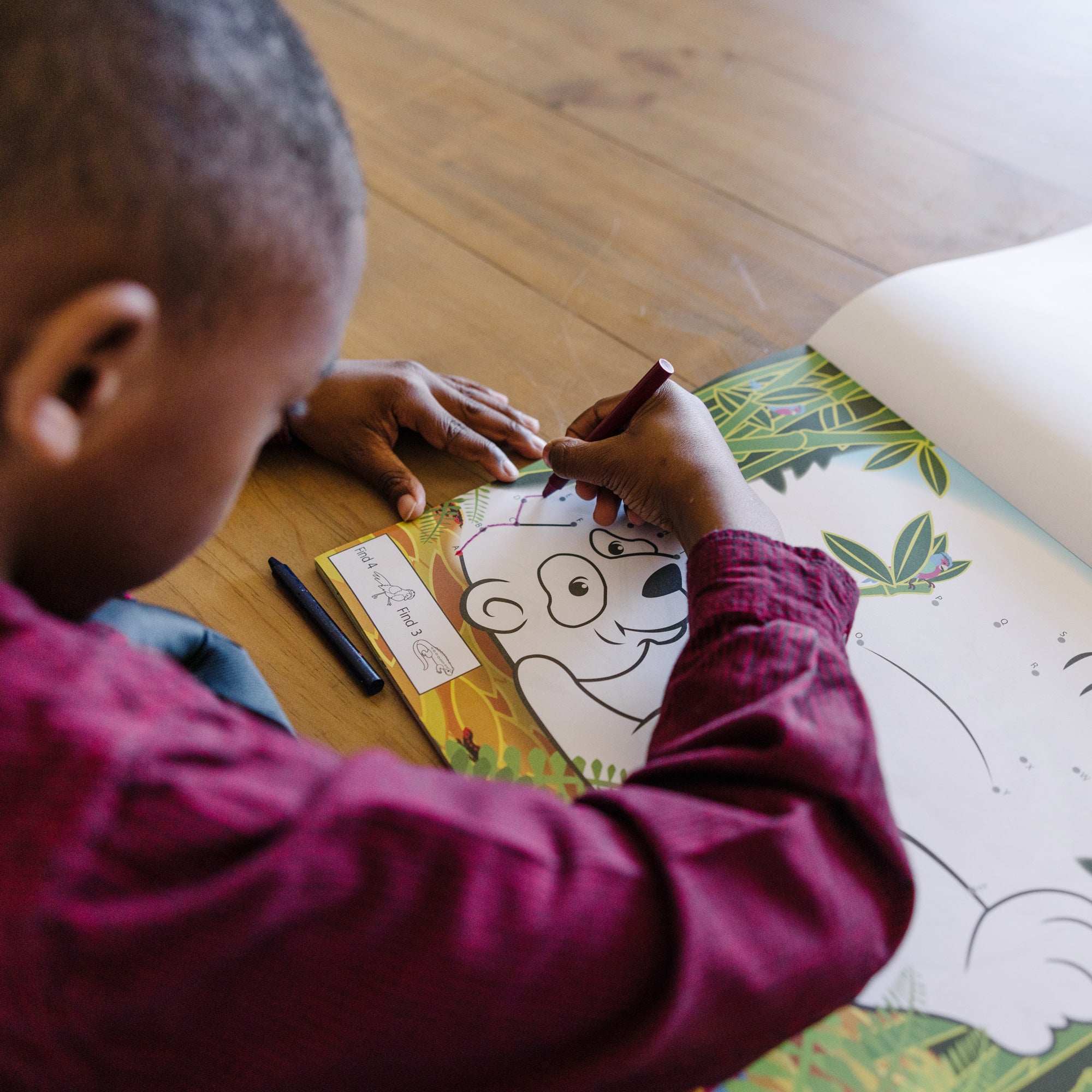 ABC 123 Dot-to-Dot Coloring Pad ?C Wild Animals - Image 6