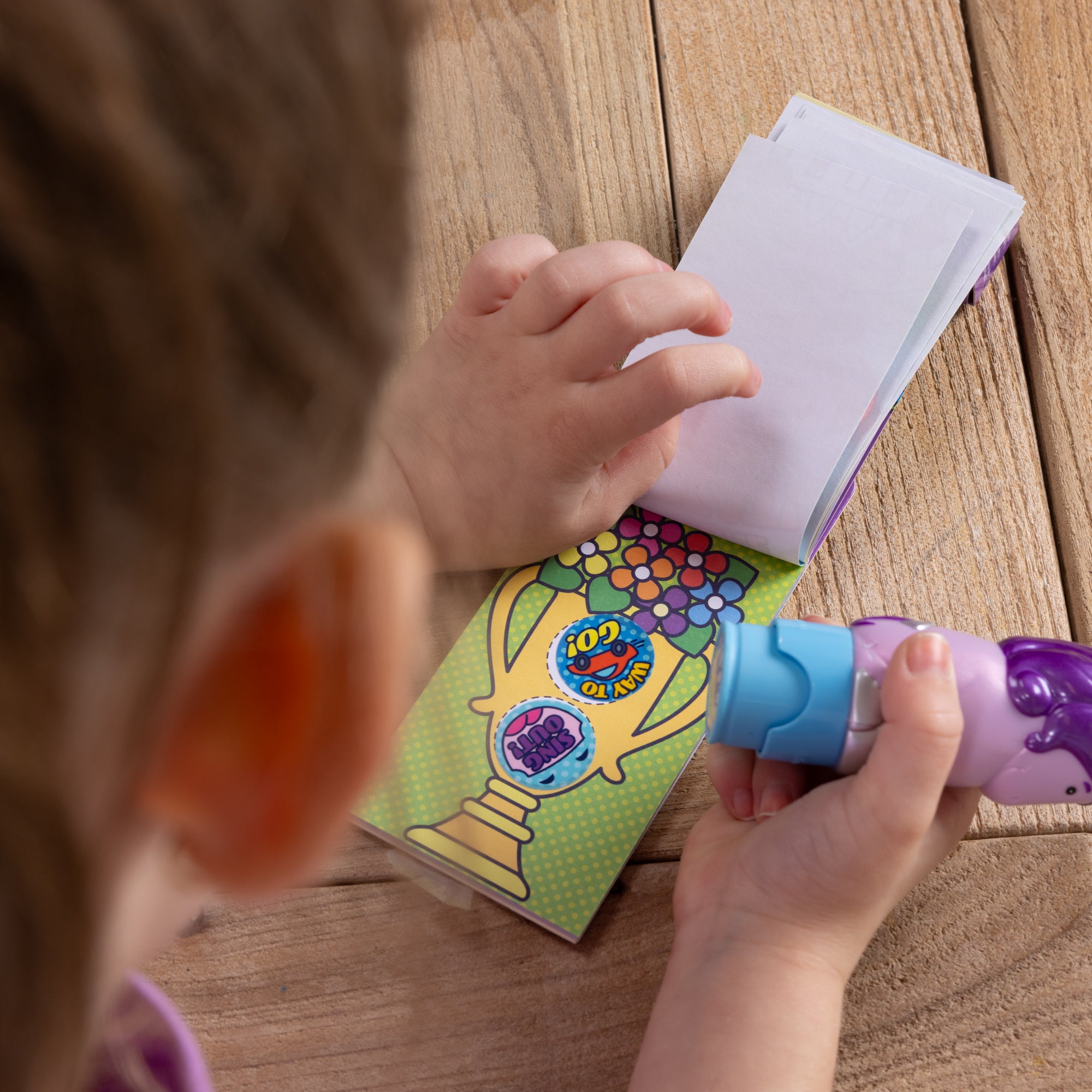 Sticker WOW!? Mini Activity Pad & Refill Stickers - Way to Go! (200+ Stickers. Stamper Not Included) - Image 2