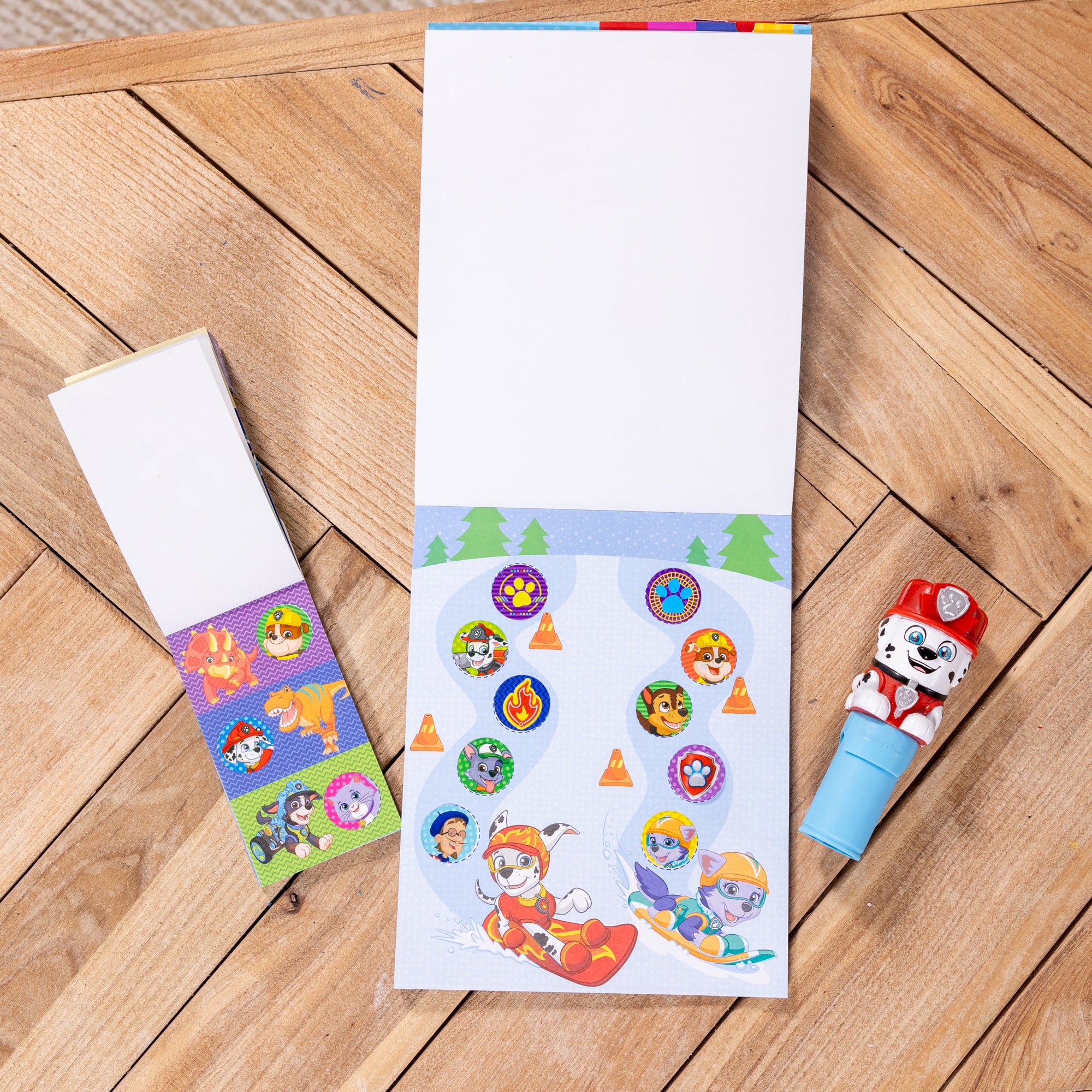 Sticker WOW!? PAW Patrol Marshall Bundle: Activity Pad & Sticker Stamper + Mini Activity Pad and 200 Refill Stickers - Image 9