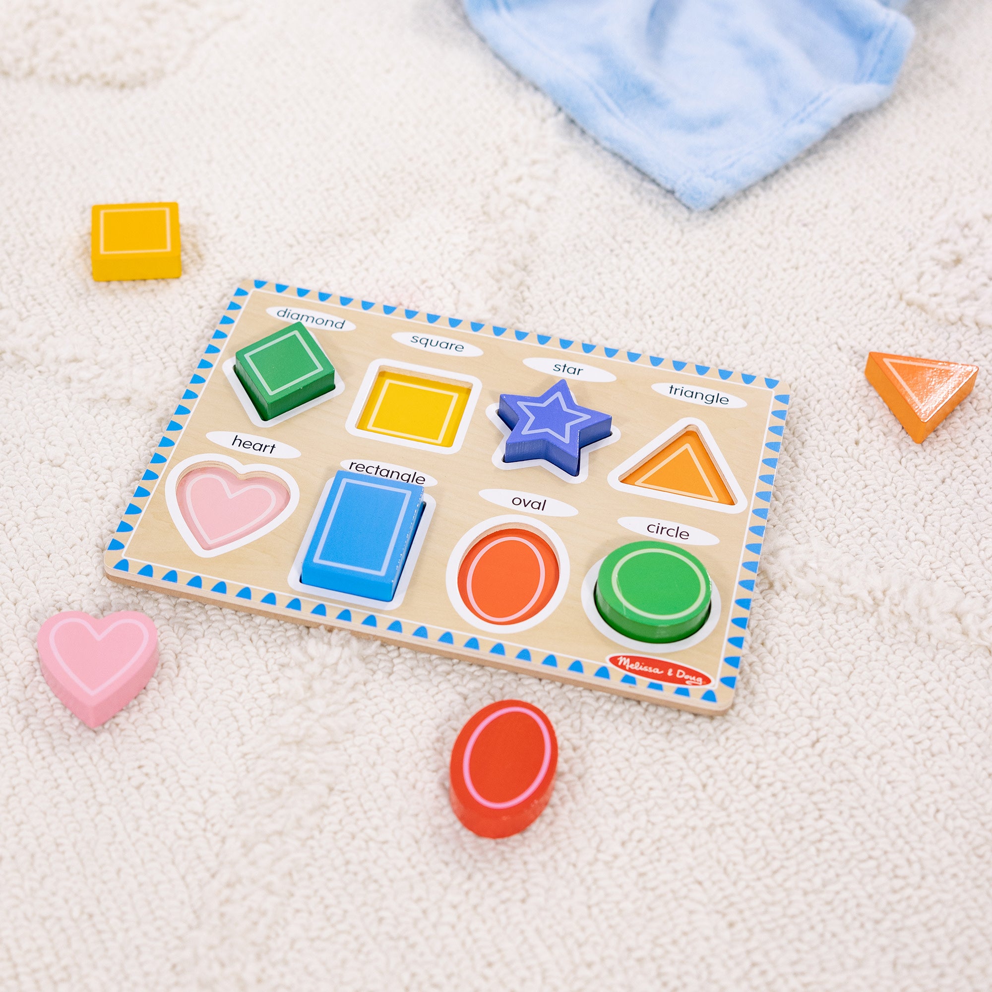 Shapes Chunky Puzzle - 8 Pieces - Image 9