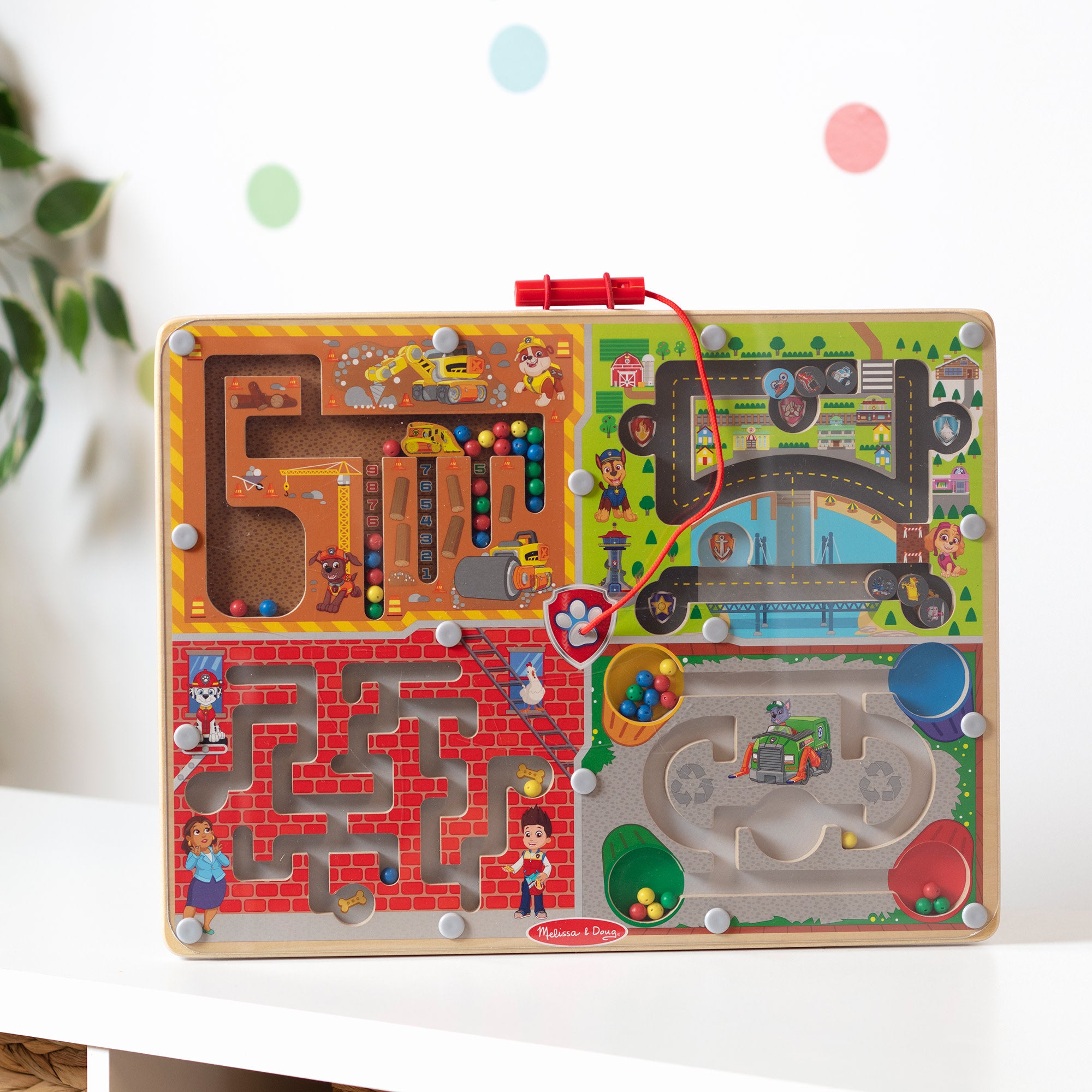 PAW Patrol Wooden 4-in-1 Magnetic Wand Maze Board - Image 10
