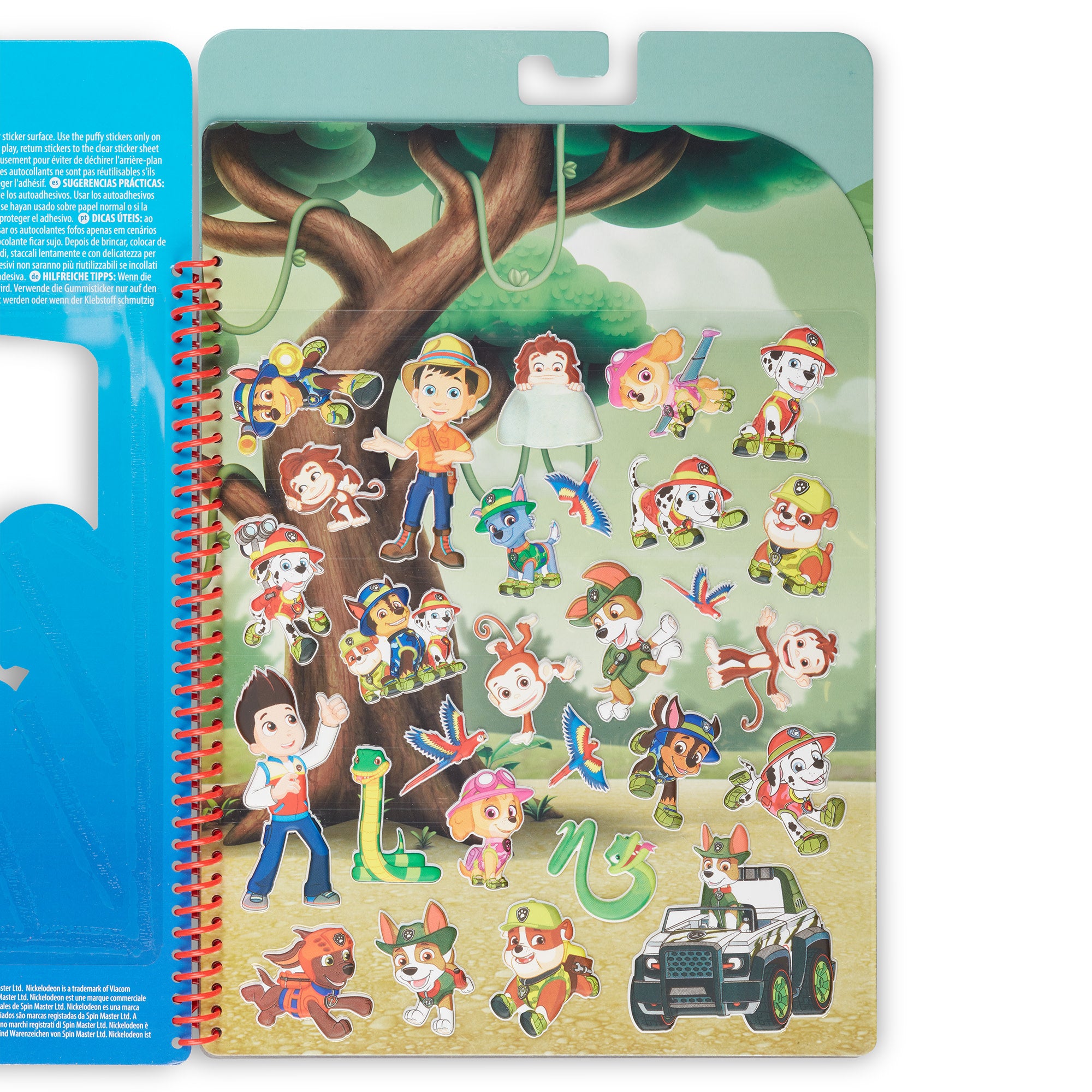 PAW Patrol Restickable Puffy Stickers - Jungle - Image 8