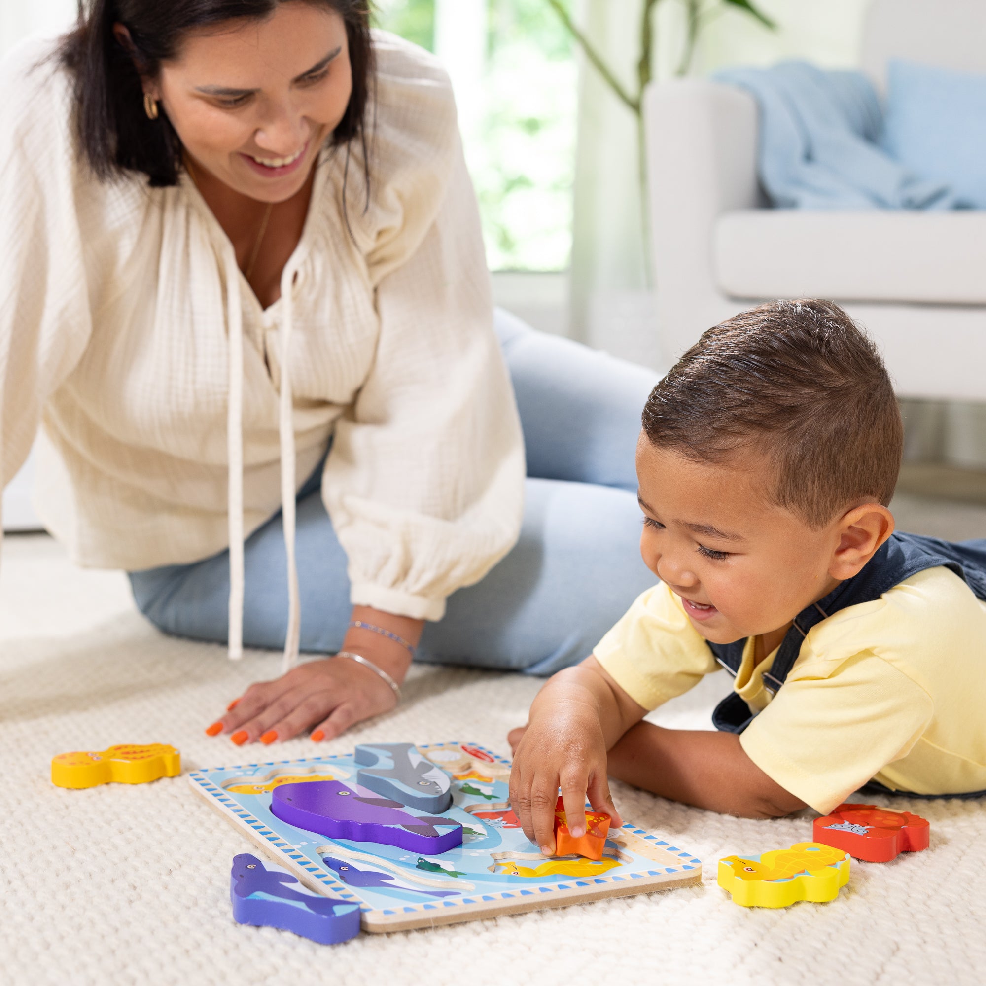 Sea Creatures Chunky Puzzle - 7 Pieces - Image 8