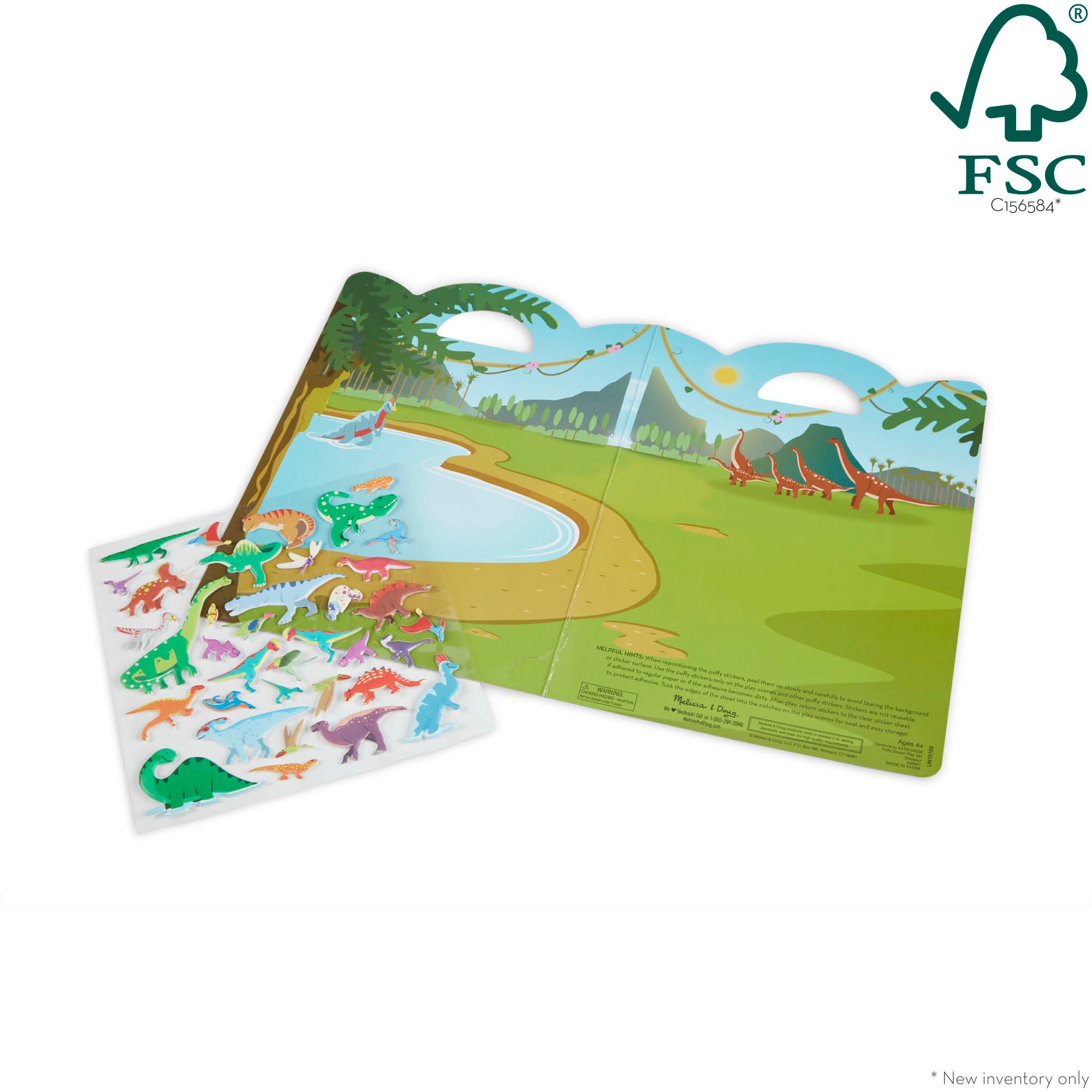Puffy Sticker Play Set - Dinosaur - Image 3