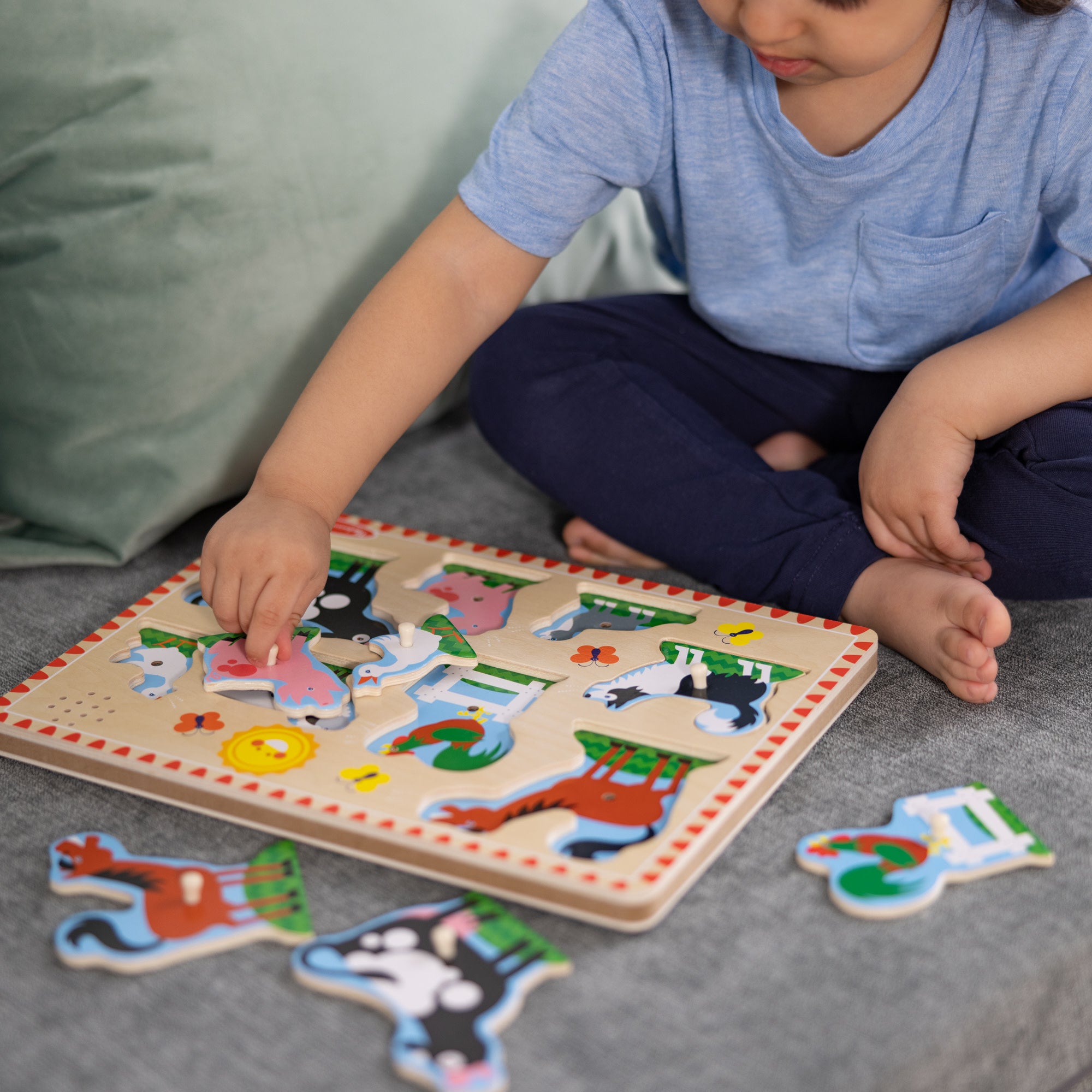 Farm Animals Sound Puzzle - 8 Pieces - Image 6