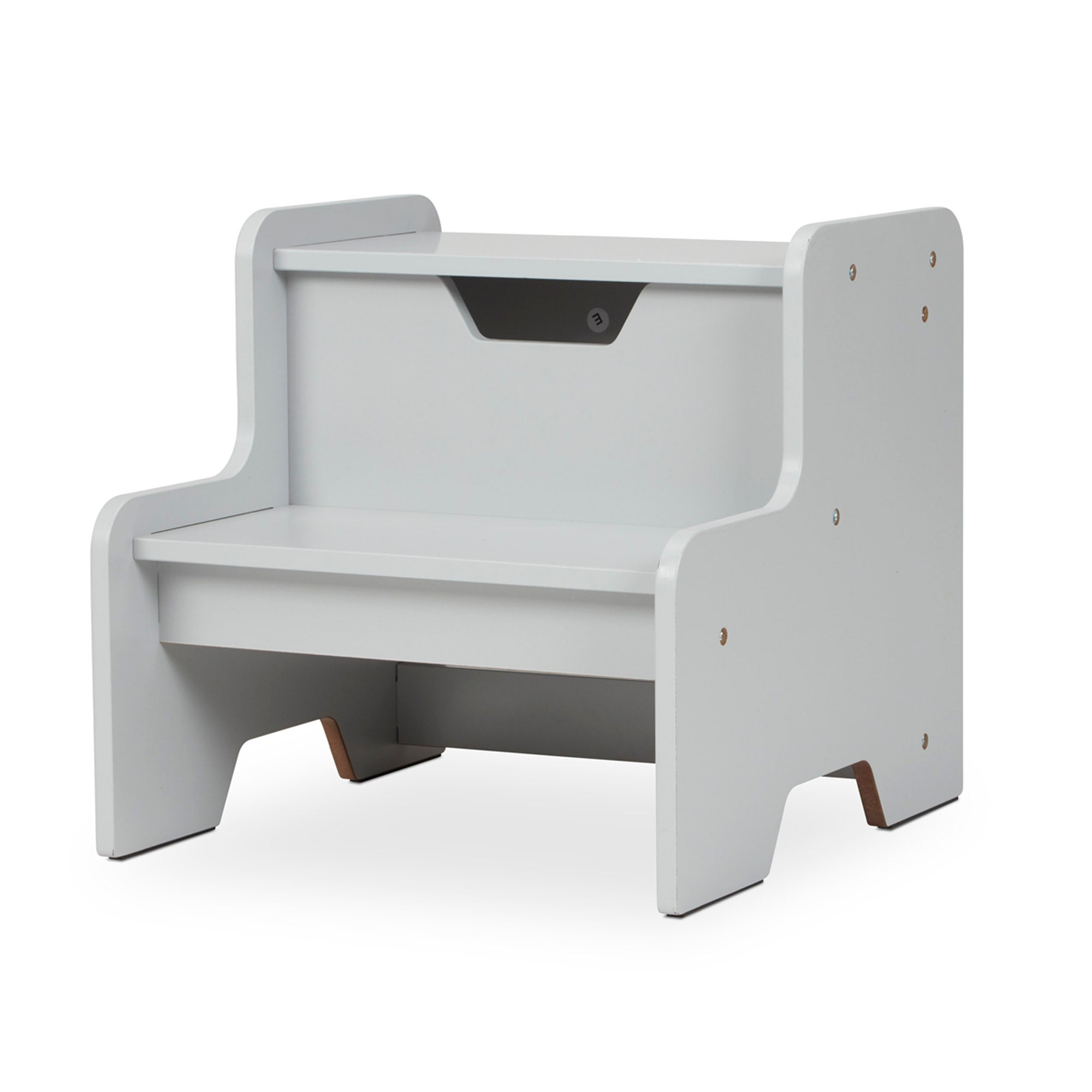 Wooden Step Stool ?C Gray - Image 4