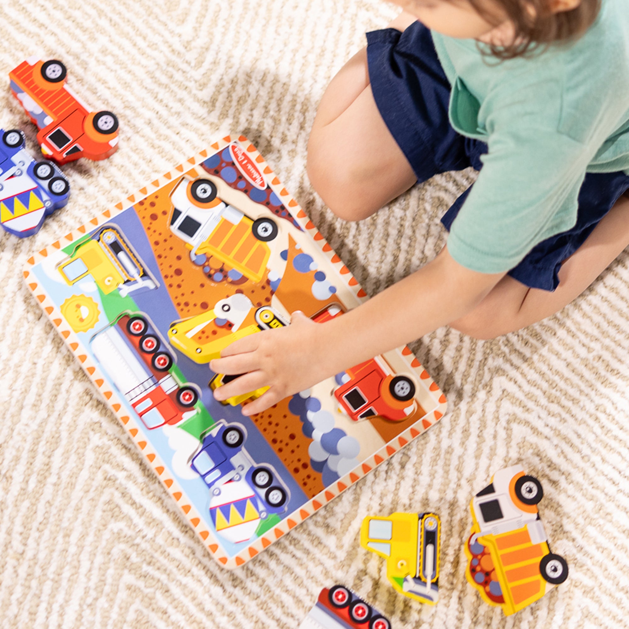 Construction Chunky Puzzle - 6 Pieces - Image 6