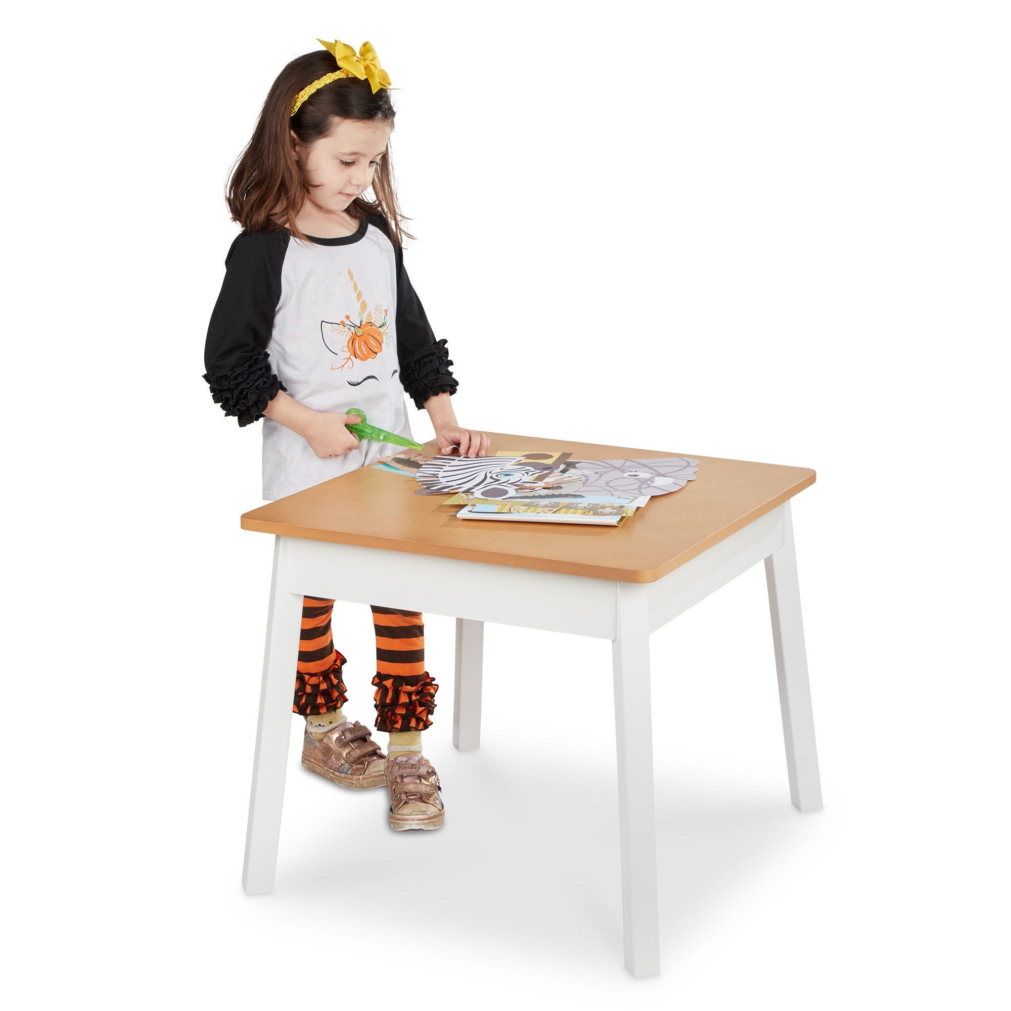 Wooden Square Table - Image 6